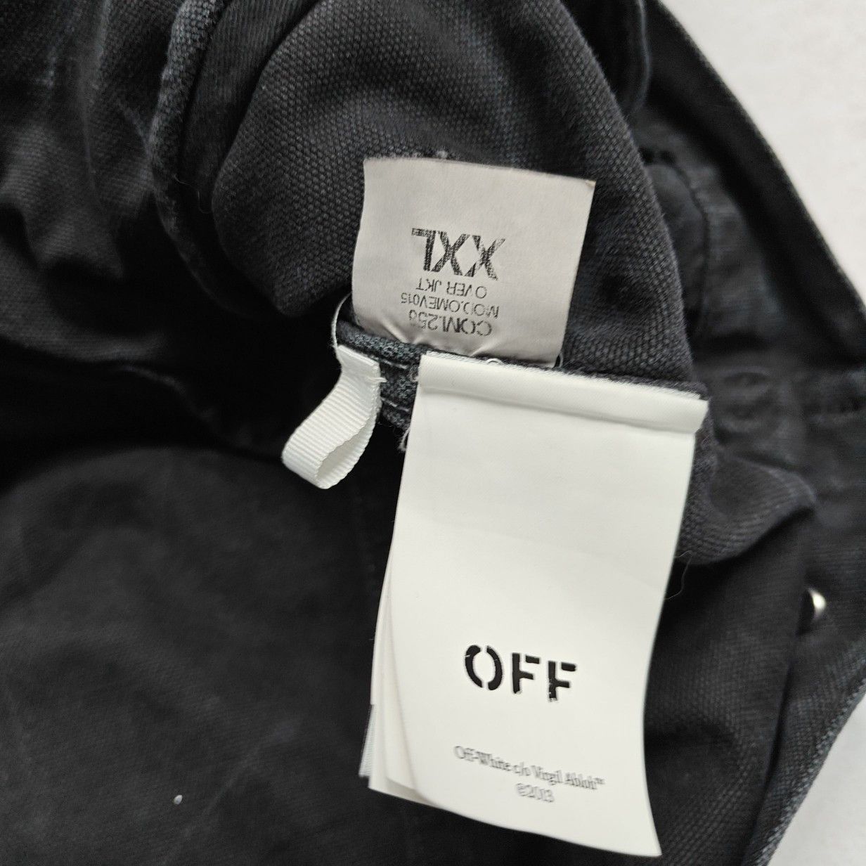 Off-White Off-White Washed Denim Jacket Size XXL Size US XXL / EU 58 / 5 - 4 Thumbnail