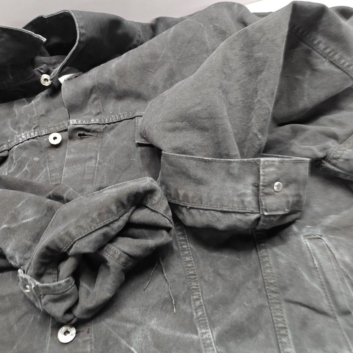 Off-White Off-White Washed Denim Jacket Size XXL Size US XXL / EU 58 / 5 - 10 Thumbnail