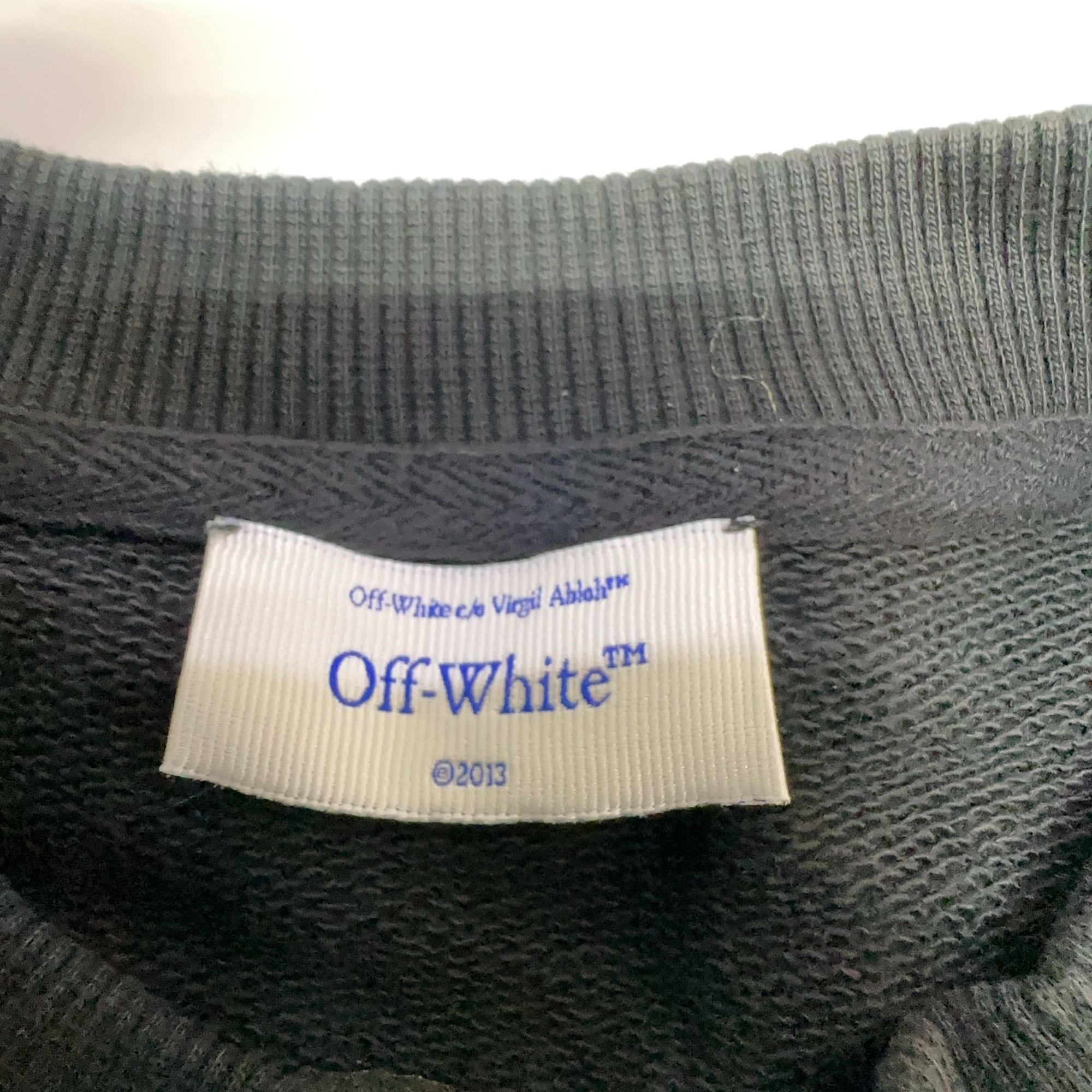 Off-White Off-White Floral Embroidery Sweatshirt Size XL Size US XL / EU 56 / 4 - 2 Thumbnail