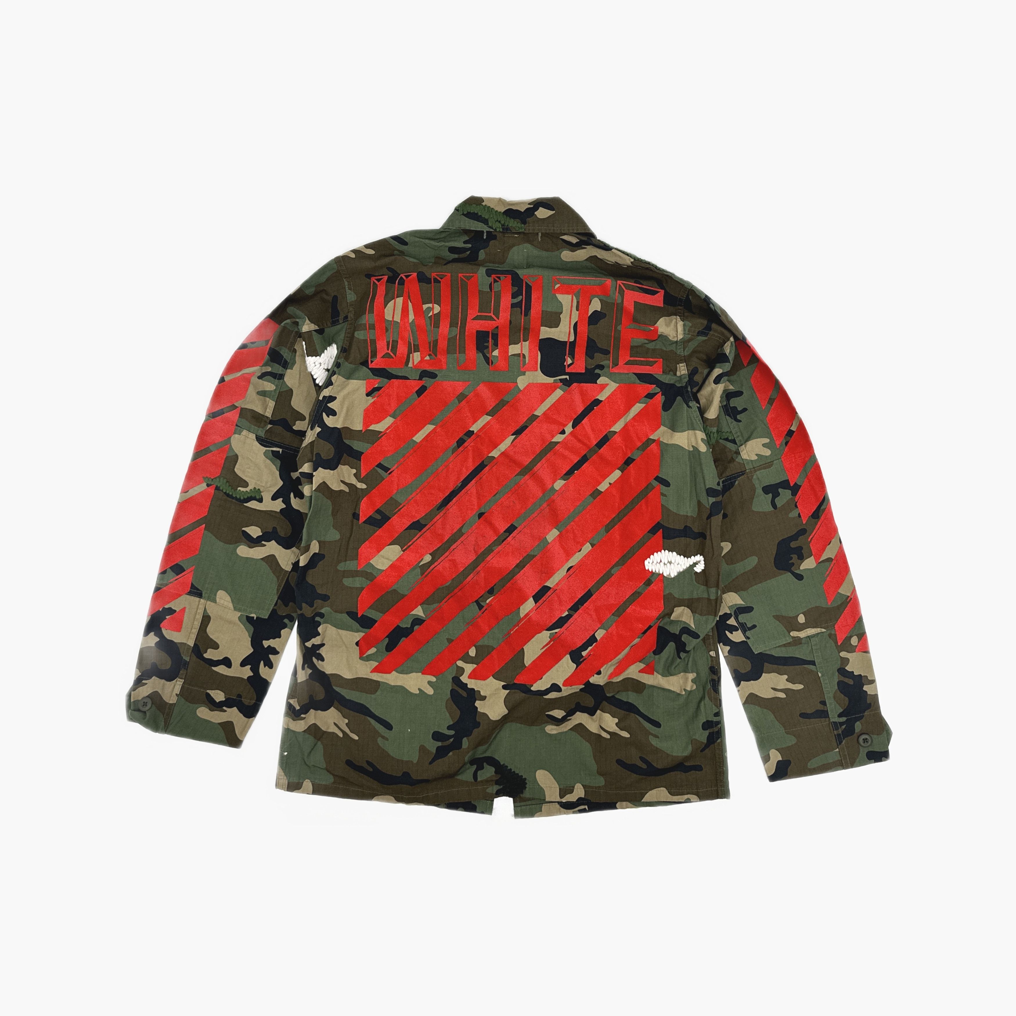 Off-White OFF-WHITE Camo Field Shirt Jacket Size S Size US S / EU 44-46 / 1 - 2 Thumbnail