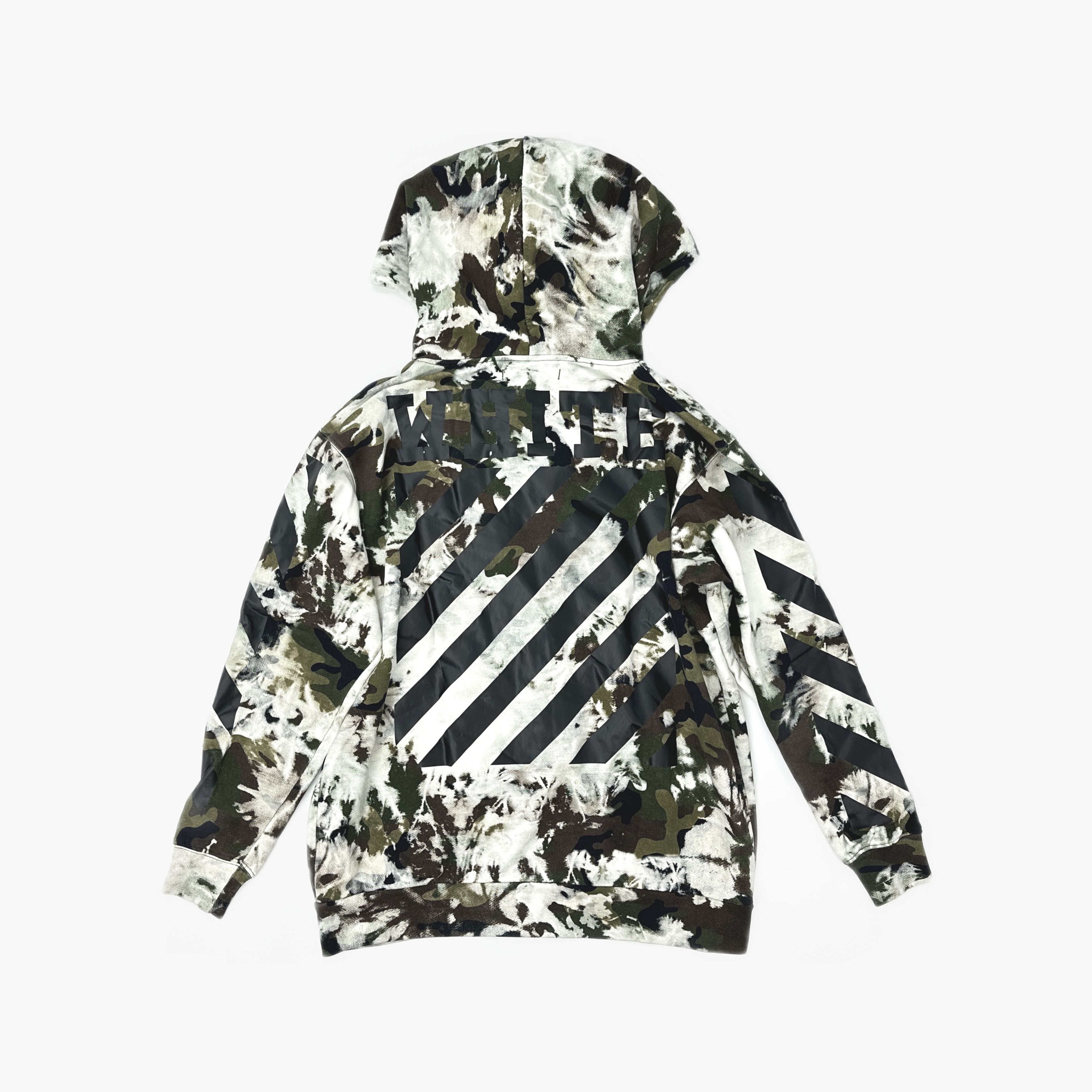 Off-White Off-White Camouflage Zip Hoodie Size XXS Size US XXS / EU 40 - 2 Thumbnail