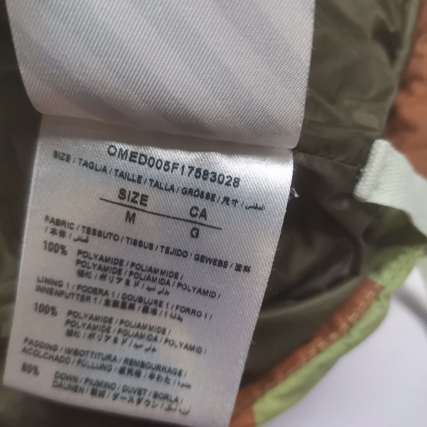 Off-White Off-White Camo Down Puffer Jacket Size M Size US M / EU 48-50 / 2 - 4 Thumbnail