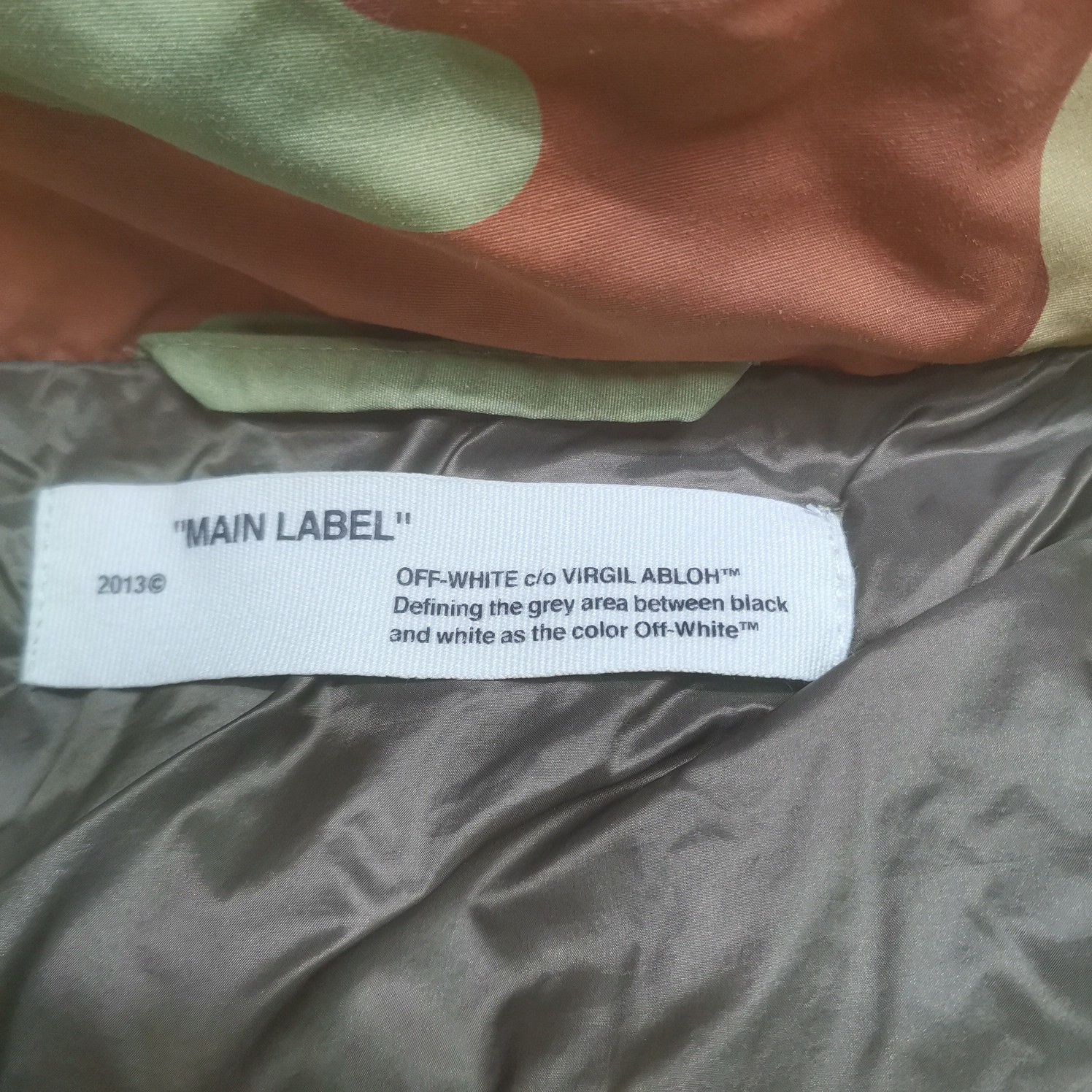 Off-White Off-White Camo Down Puffer Jacket Size M Size US M / EU 48-50 / 2 - 3 Thumbnail