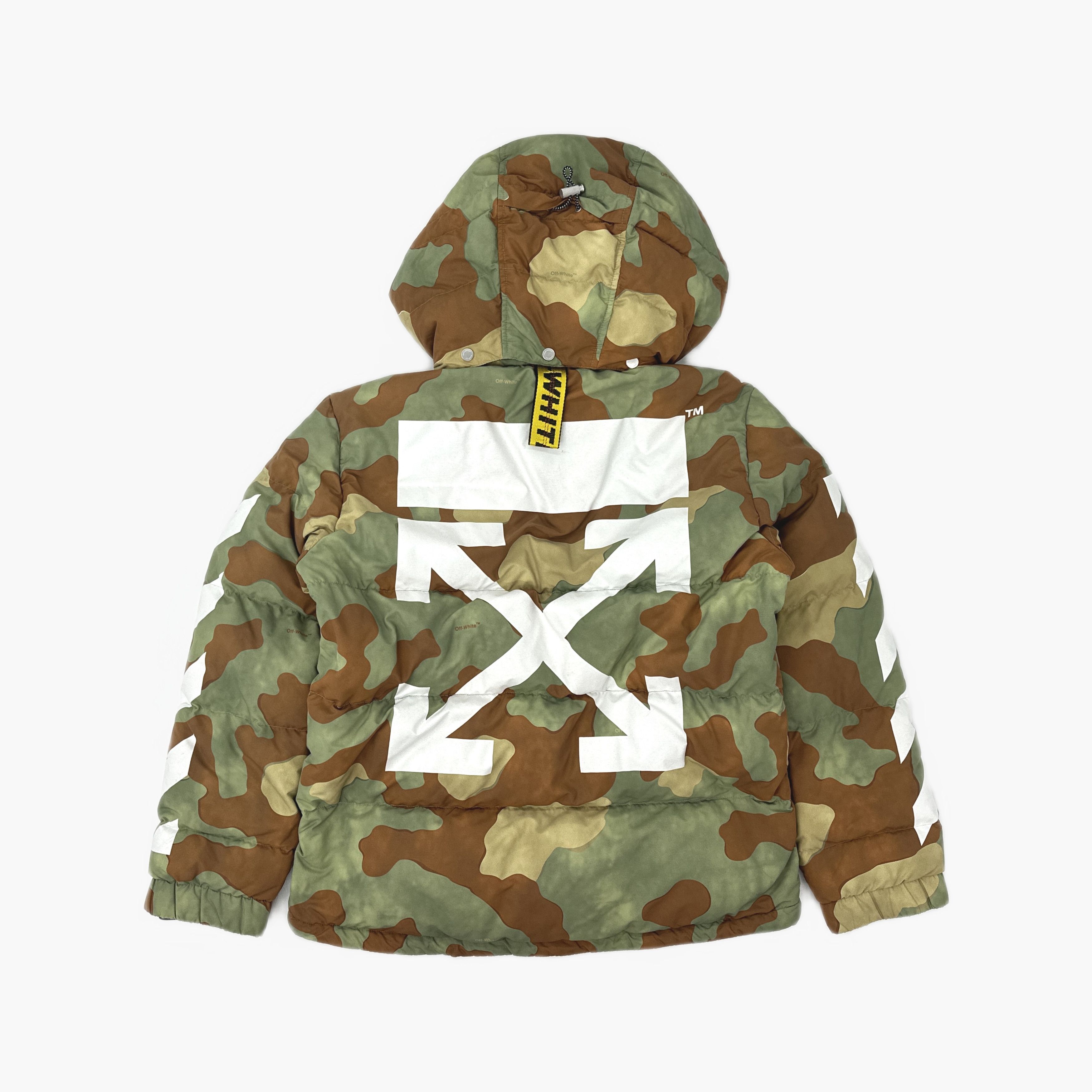 Off-White Off-White Camo Down Puffer Jacket Size M Size US M / EU 48-50 / 2 - 2 Thumbnail