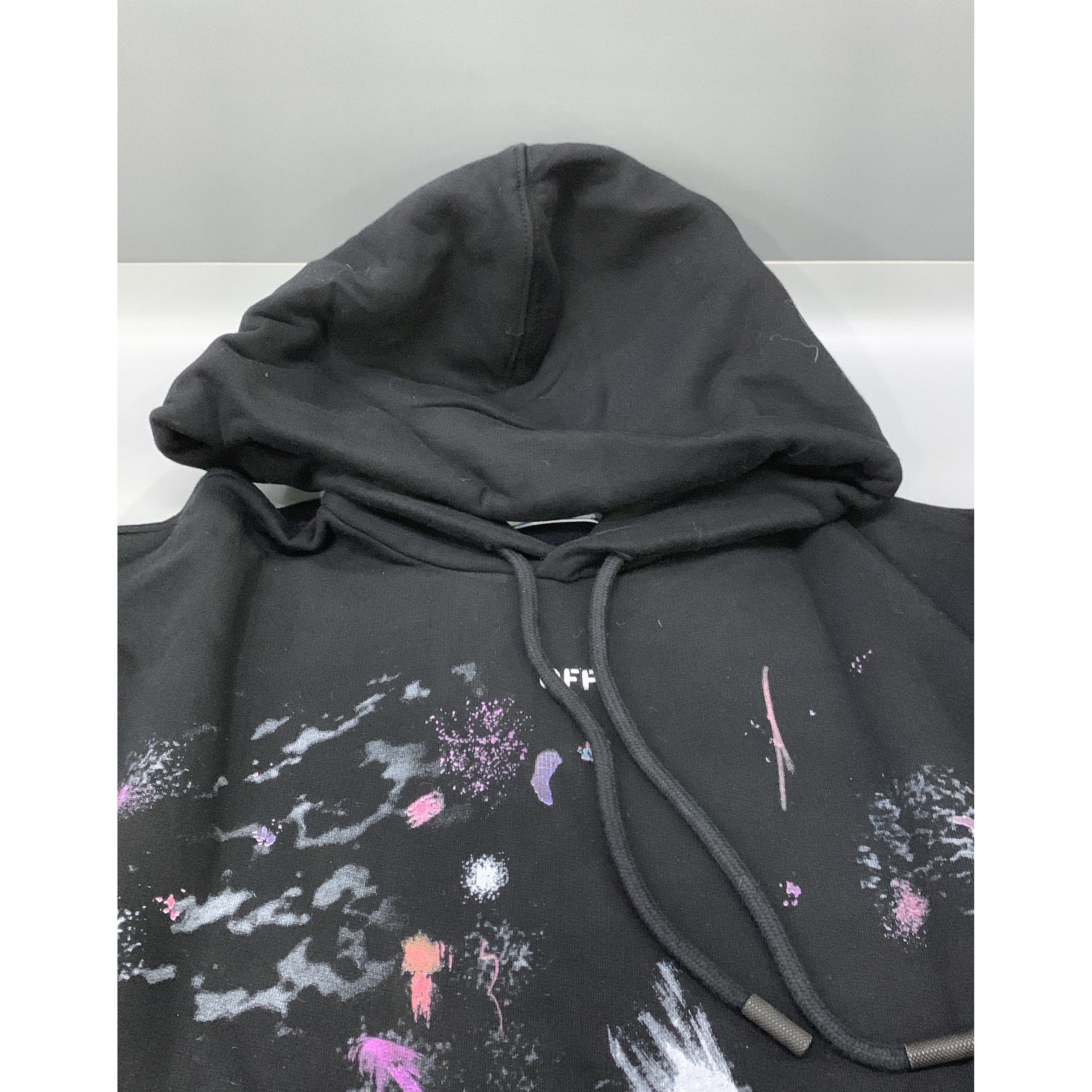 Off-White OFF-WHITE Paint Splatter Hoodie Size XS Size US XS / EU 42 / 0 - 3 Thumbnail