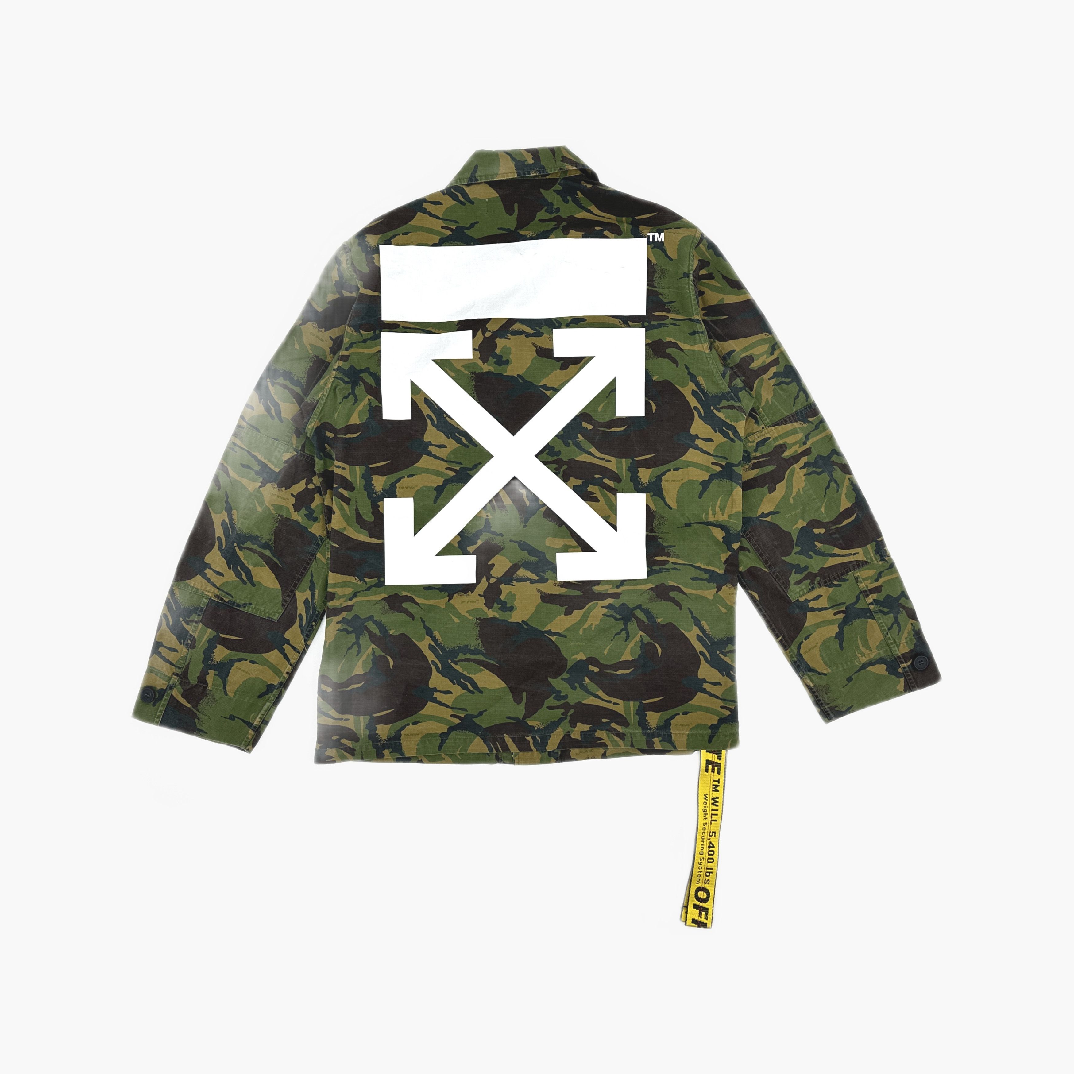 Off-White Off-White Camo Patch Field Jacket Size M Size US M / EU 48-50 / 2 - 2 Thumbnail