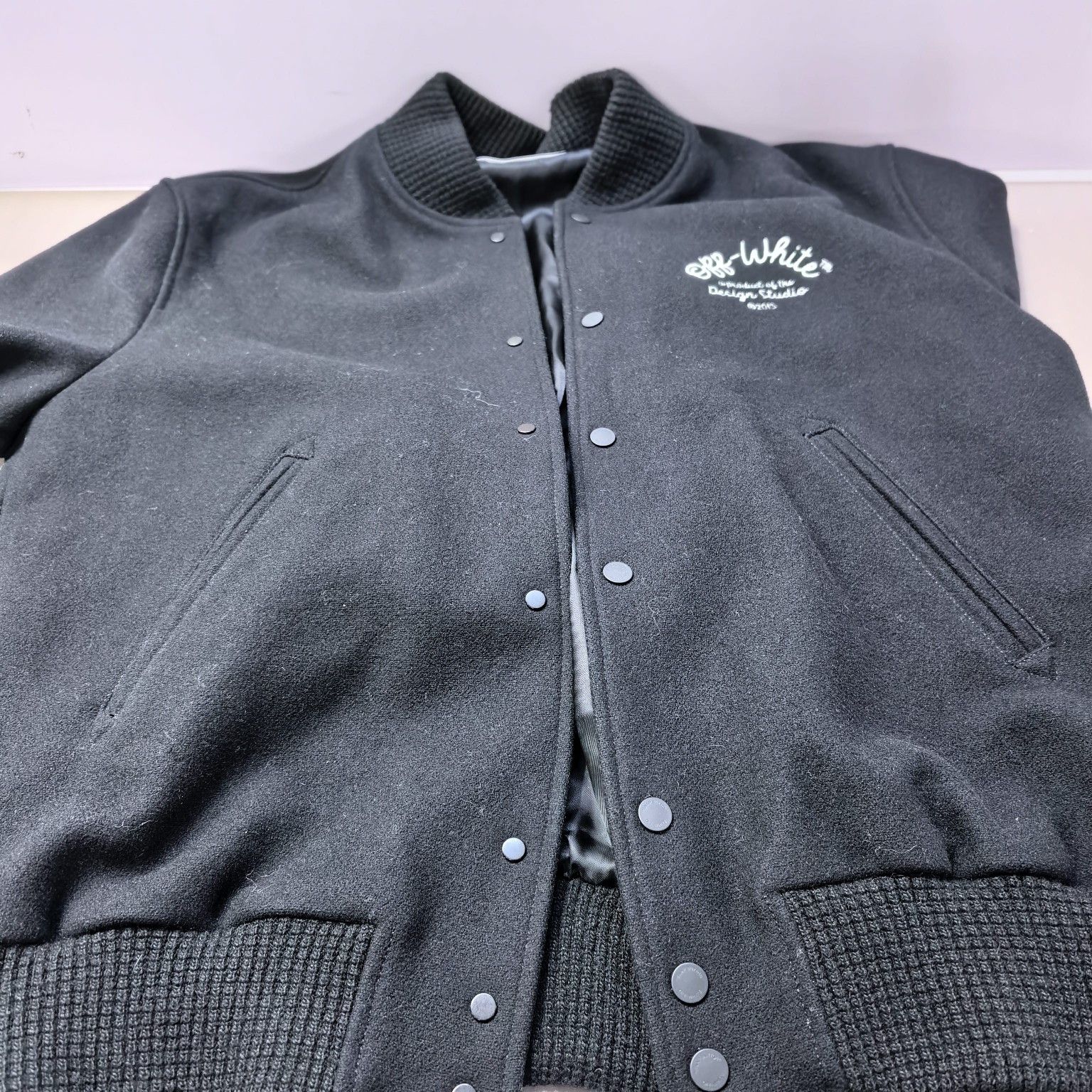Off-White Off-White Arrow Logo Bomber Jacket Size XL Size US XL / EU 56 / 4 - 10 Thumbnail