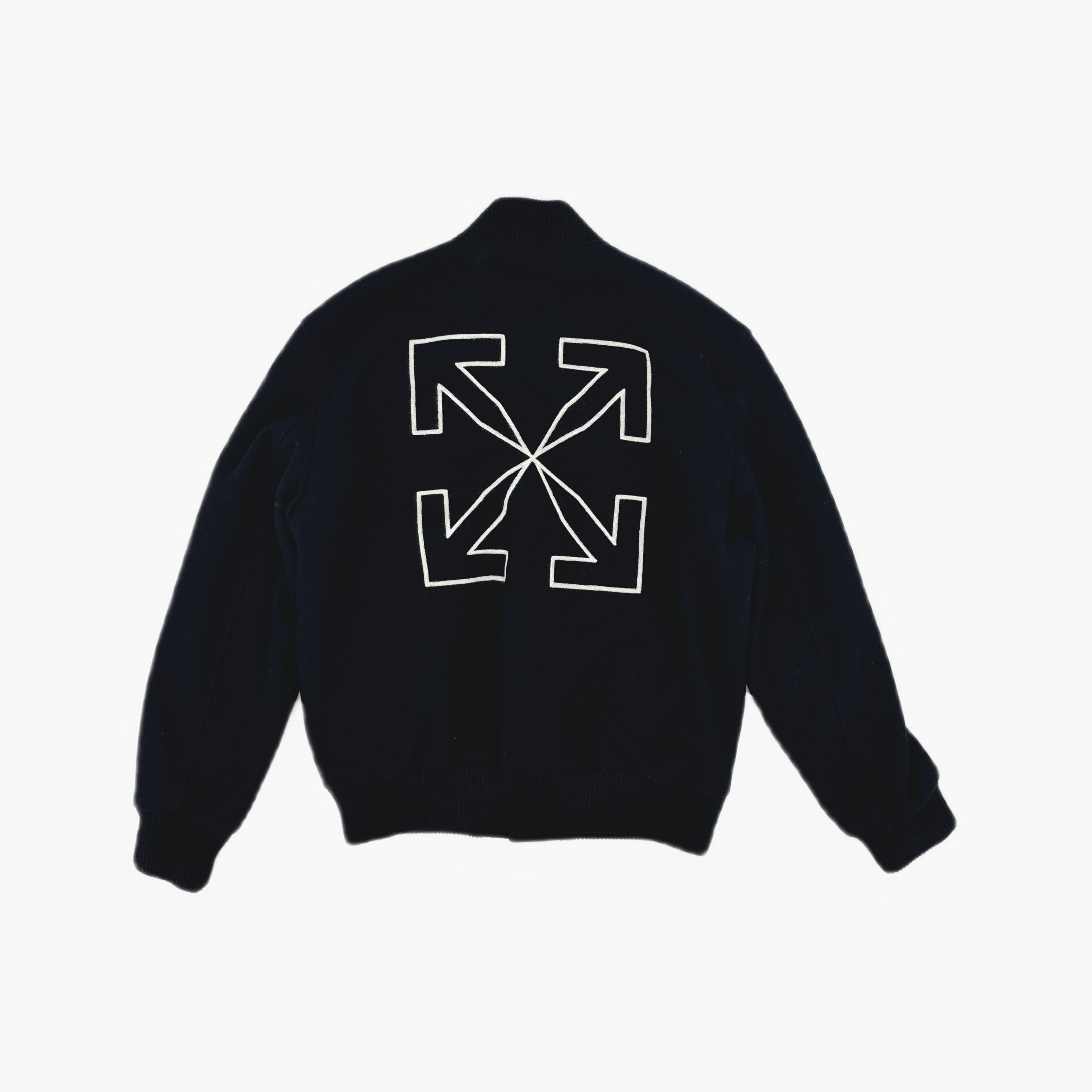 Off-White Off-White Arrow Logo Bomber Jacket Size XL Size US XL / EU 56 / 4 - 2 Thumbnail