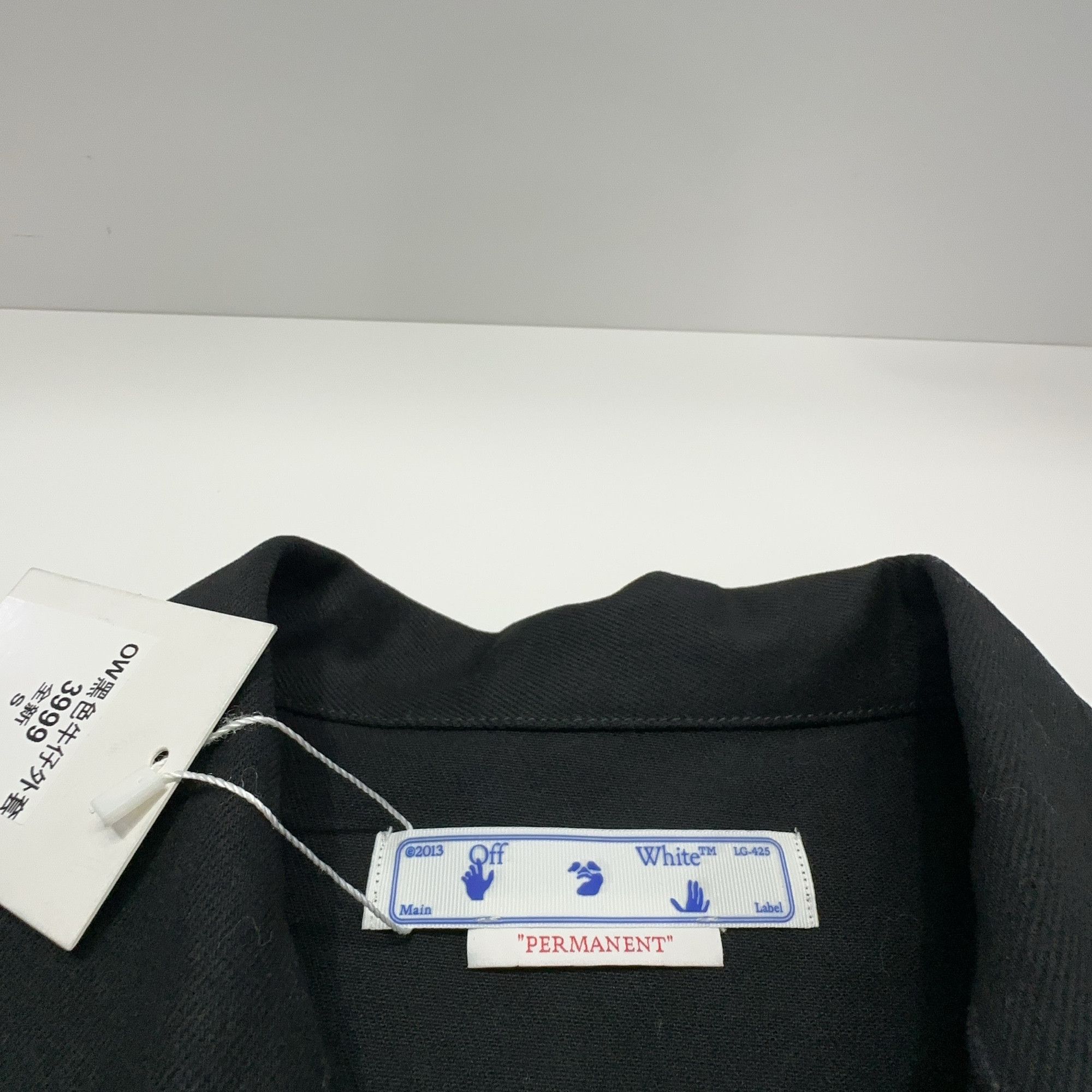 Off-White OFF-WHITE Logo Print Denim Jacket Size S Size US S / EU 44-46 / 1 - 3 Thumbnail