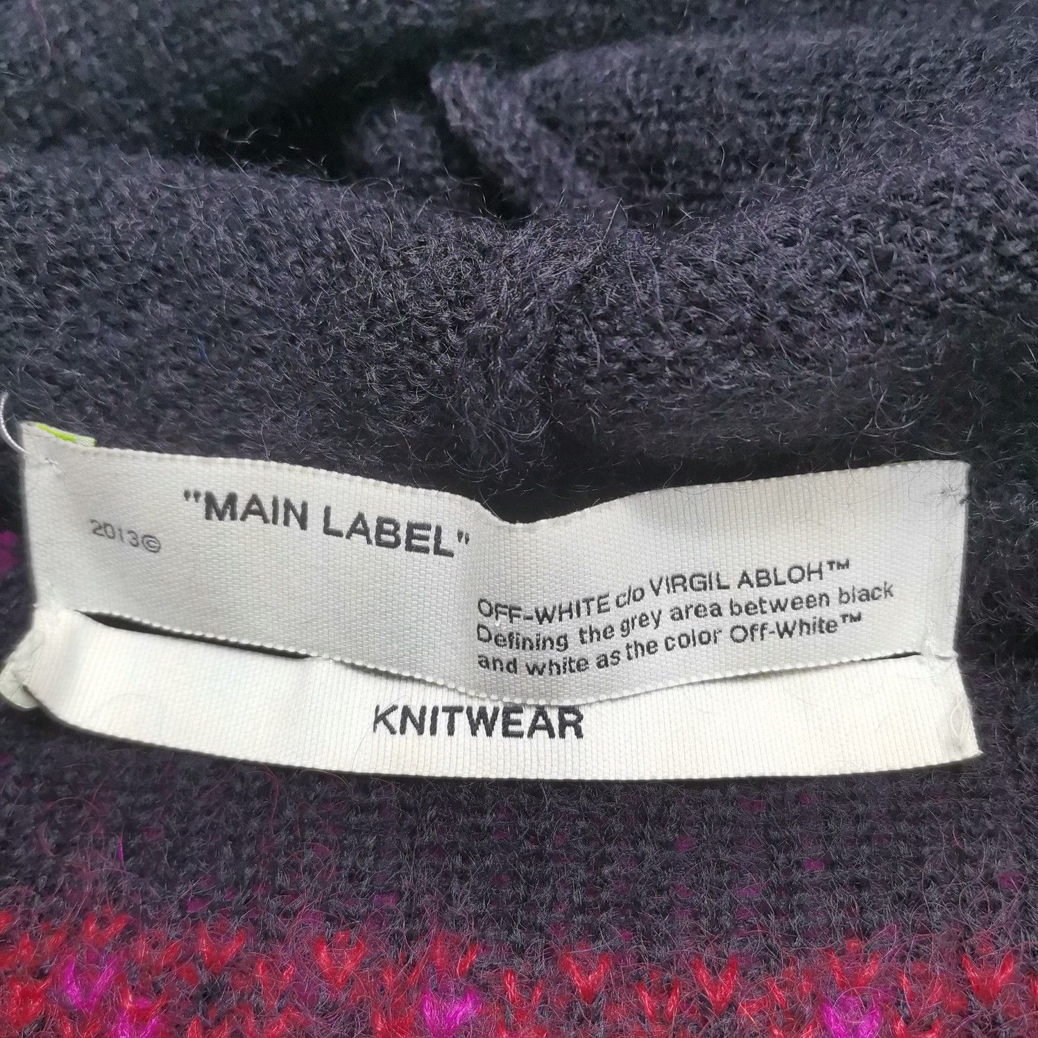 Off-White OFF-WHITE Arrow Mohair Zip-Up Hoodie Size XS Size US XS / EU 42 / 0 - 3 Thumbnail