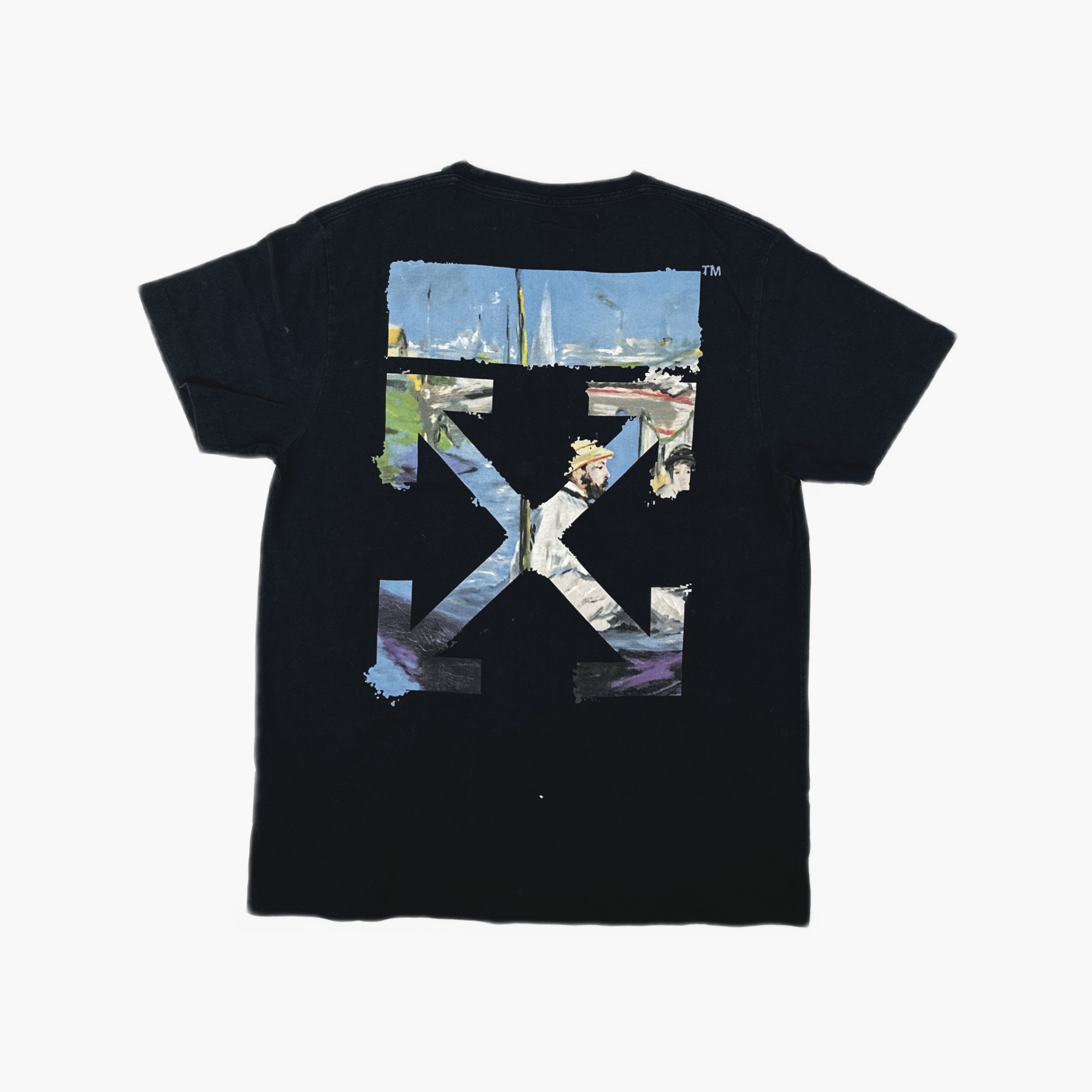 Off-White Off-White Oil Painting Arrow T-Shirt Size XXS Size US XXS / EU 40 - 2 Thumbnail