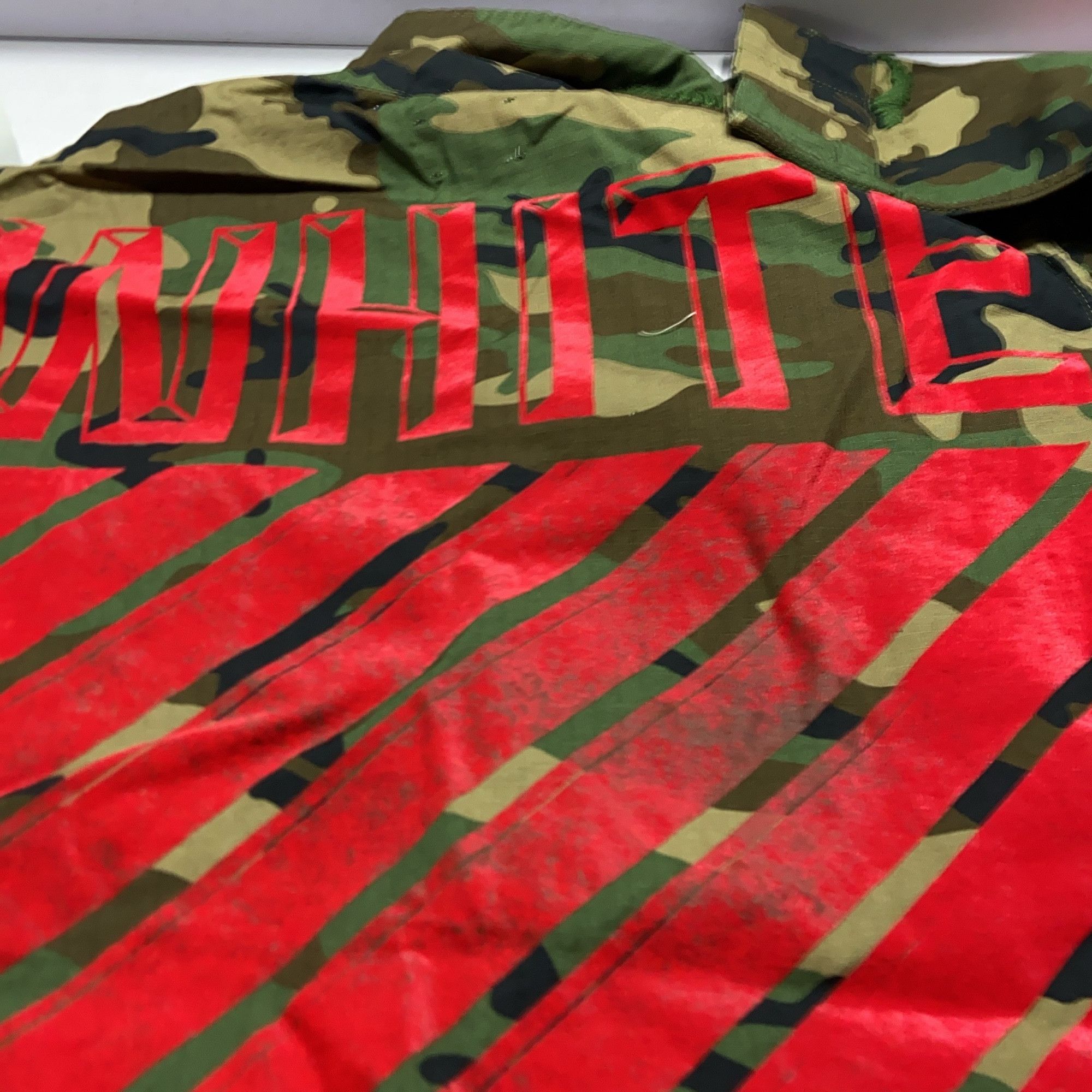 Off-White Off-White Camo Shirt Jacket Size XS Size US XS / EU 42 / 0 - 7 Thumbnail