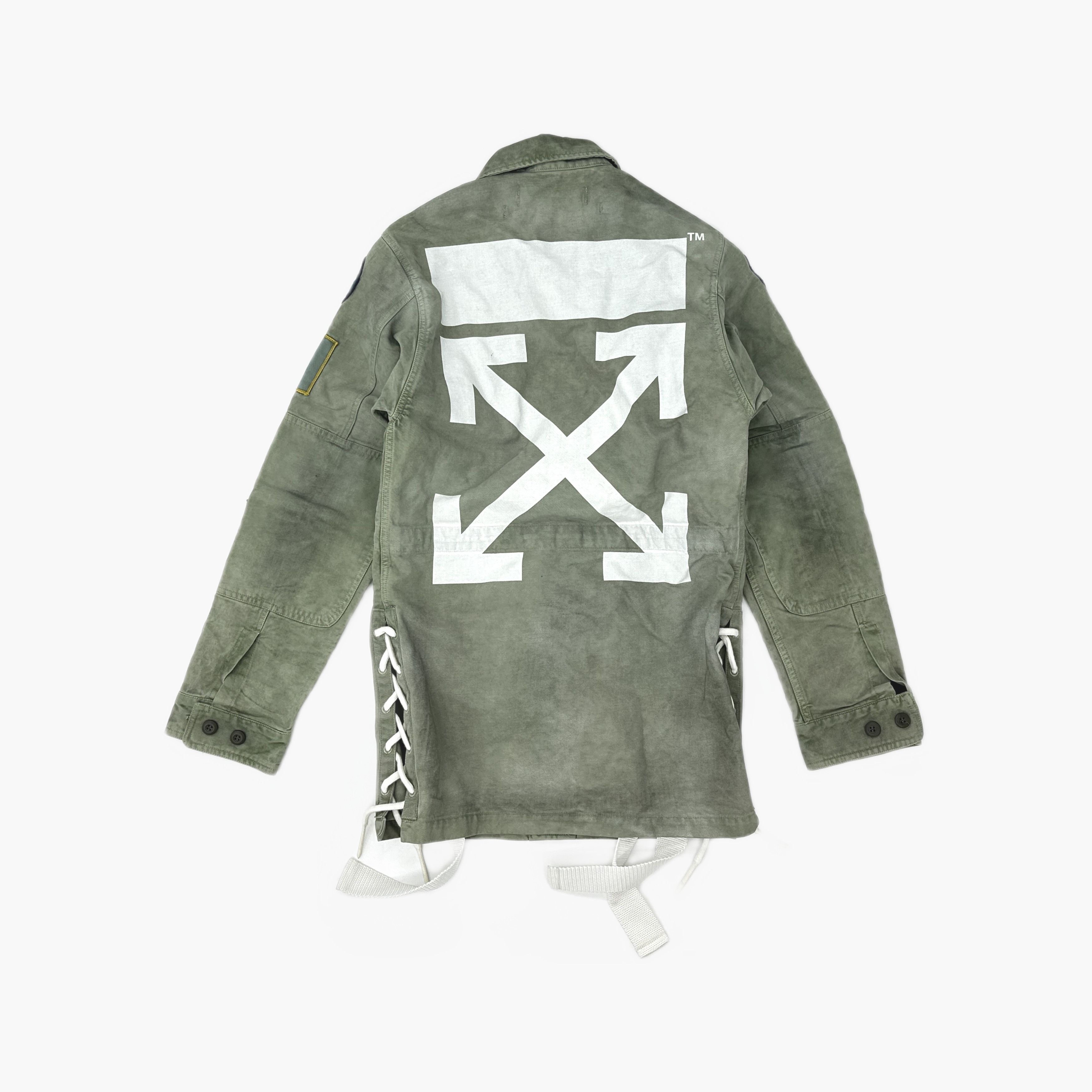 Off-White OFF-WHITE Patch Field Jacket Size XXS Size US XXS / EU 40 - 2 Thumbnail