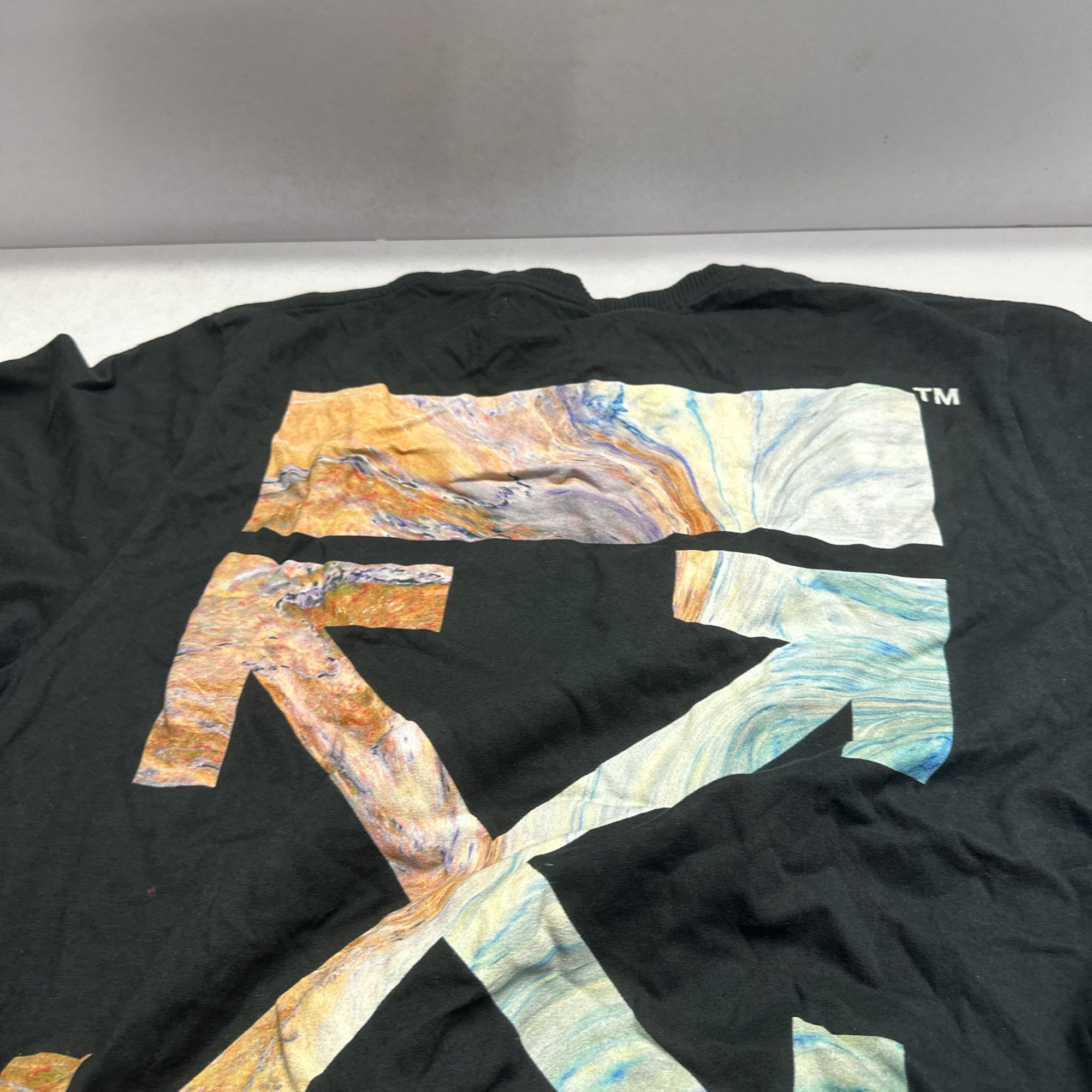 Off-White Off-White Marble Arrows T-Shirt Size L Size US L / EU 52-54 / 3 - 5 Thumbnail