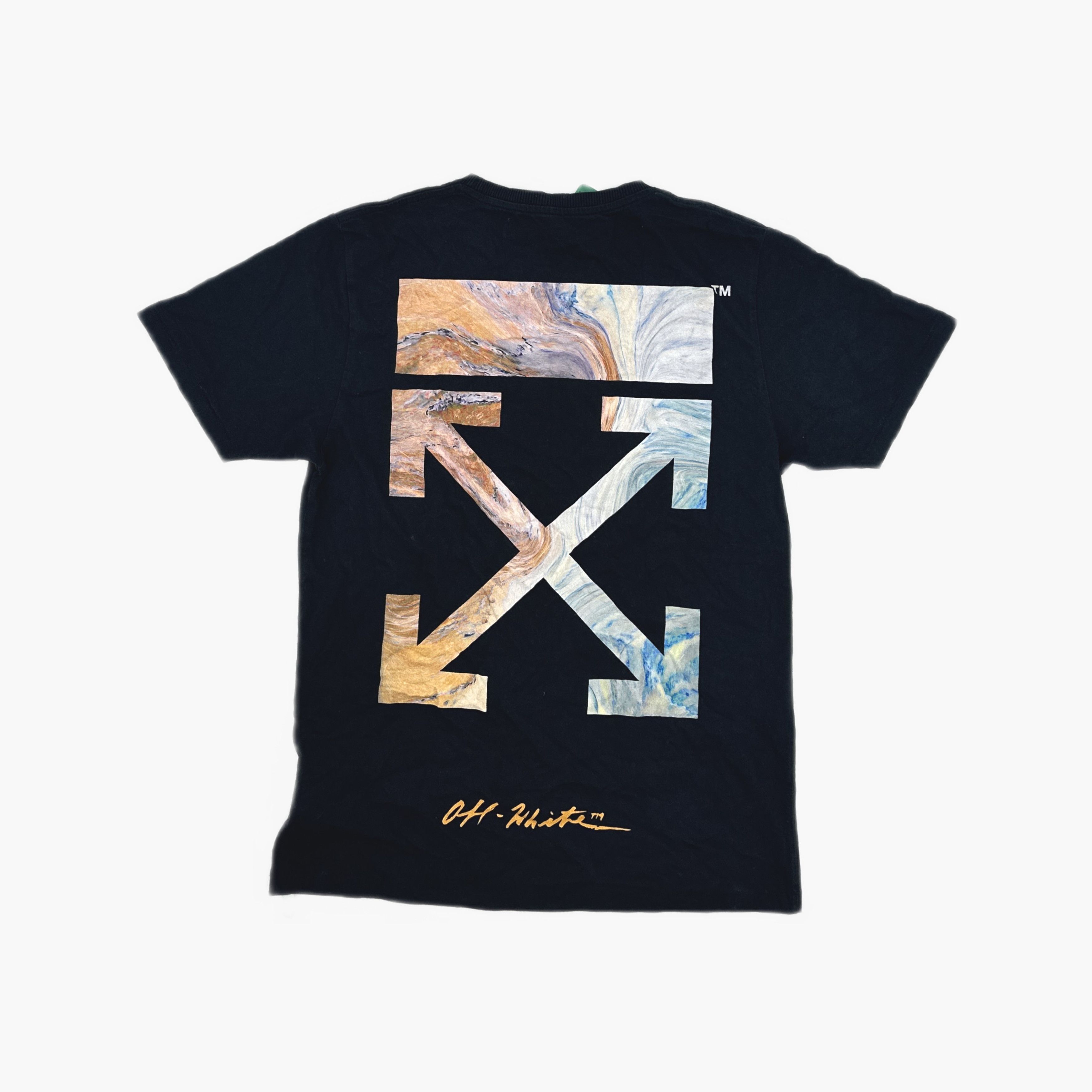 Off-White Off-White Marble Arrows T-Shirt Size L Size US L / EU 52-54 / 3 - 2 Thumbnail