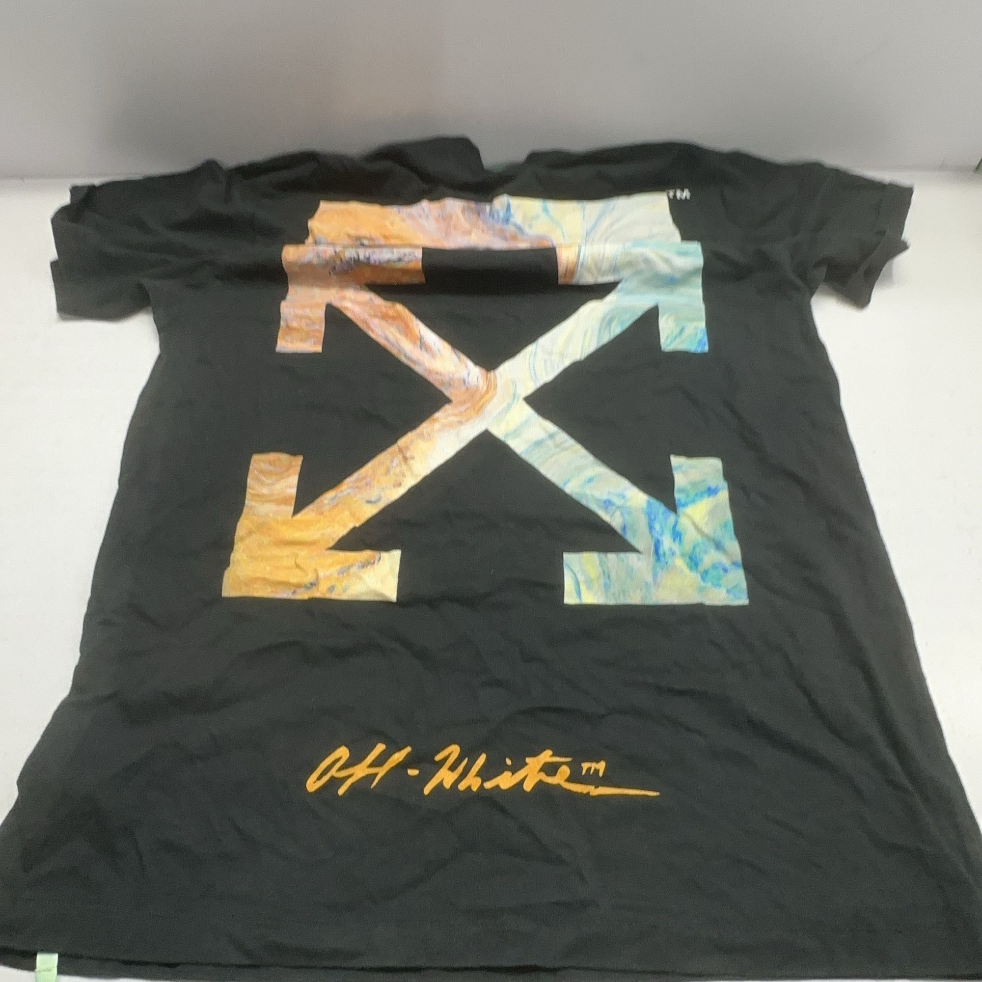 Off-White Off-White Marble Arrows T-Shirt Size L Size US L / EU 52-54 / 3 - 9 Thumbnail