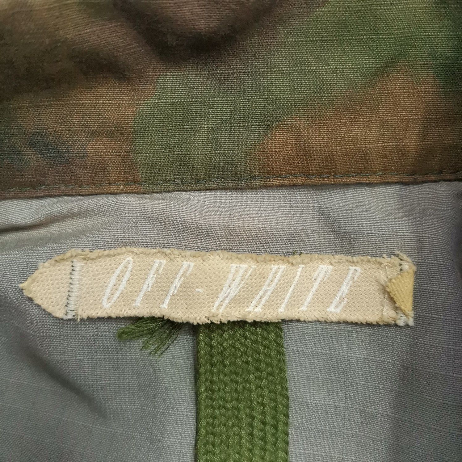 Off-White OFF-WHITE Camo Print Shirt Size XS Size US XS / EU 42 / 0 - 3 Thumbnail