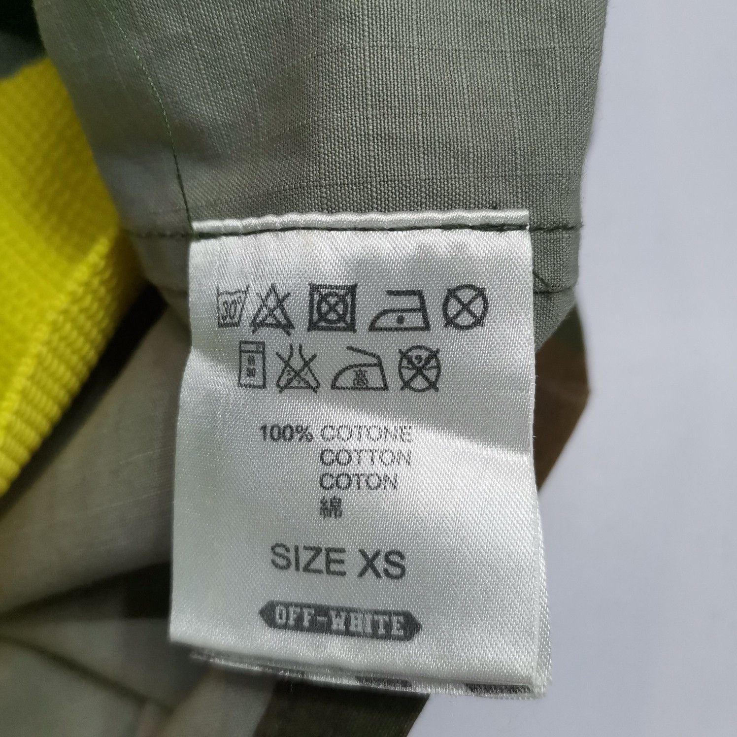 Off-White OFF-WHITE Camo Print Shirt Size XS Size US XS / EU 42 / 0 - 4 Thumbnail