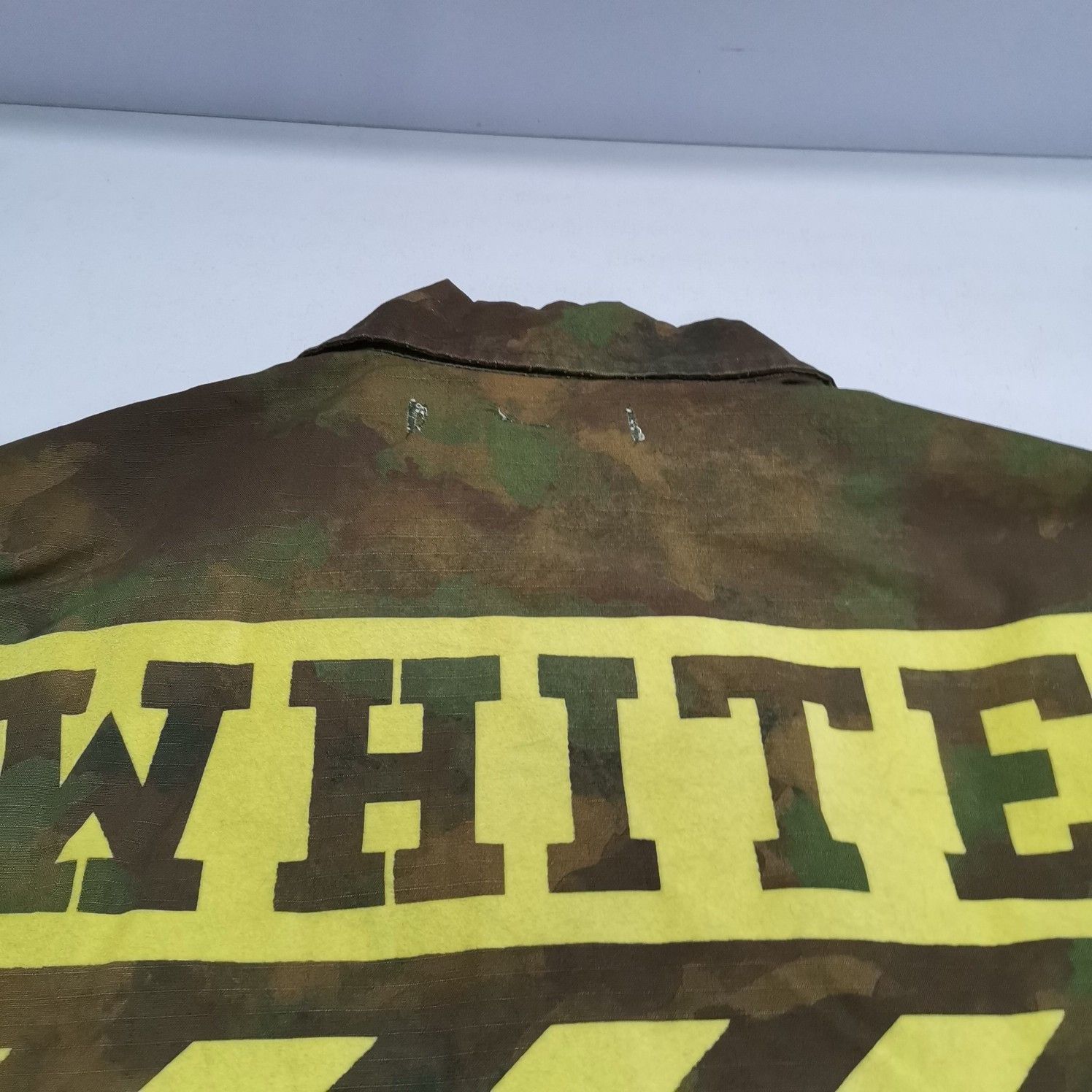 Off-White OFF-WHITE Camo Print Shirt Size XS Size US XS / EU 42 / 0 - 5 Thumbnail