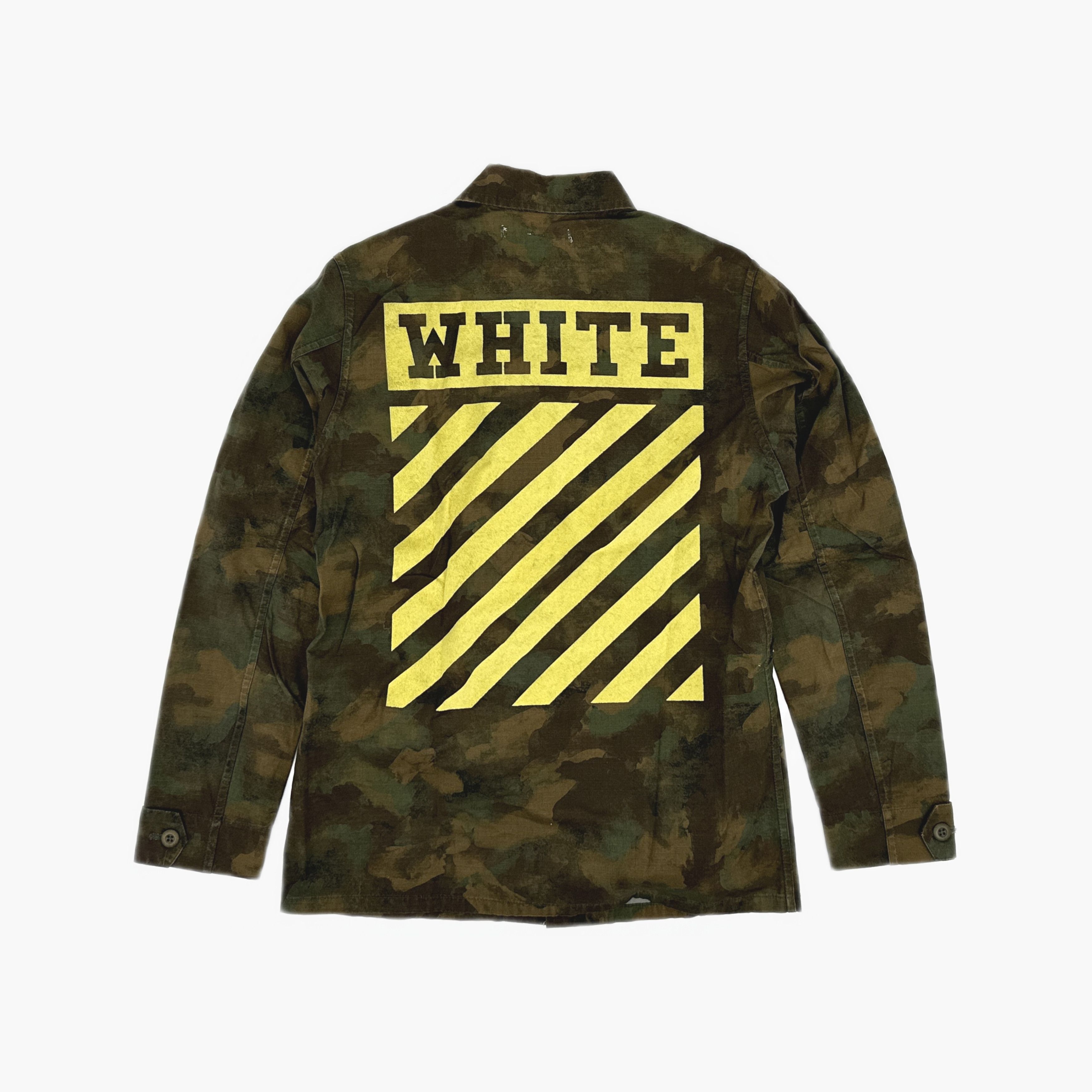 Off-White OFF-WHITE Camo Print Shirt Size XS Size US XS / EU 42 / 0 - 2 Thumbnail