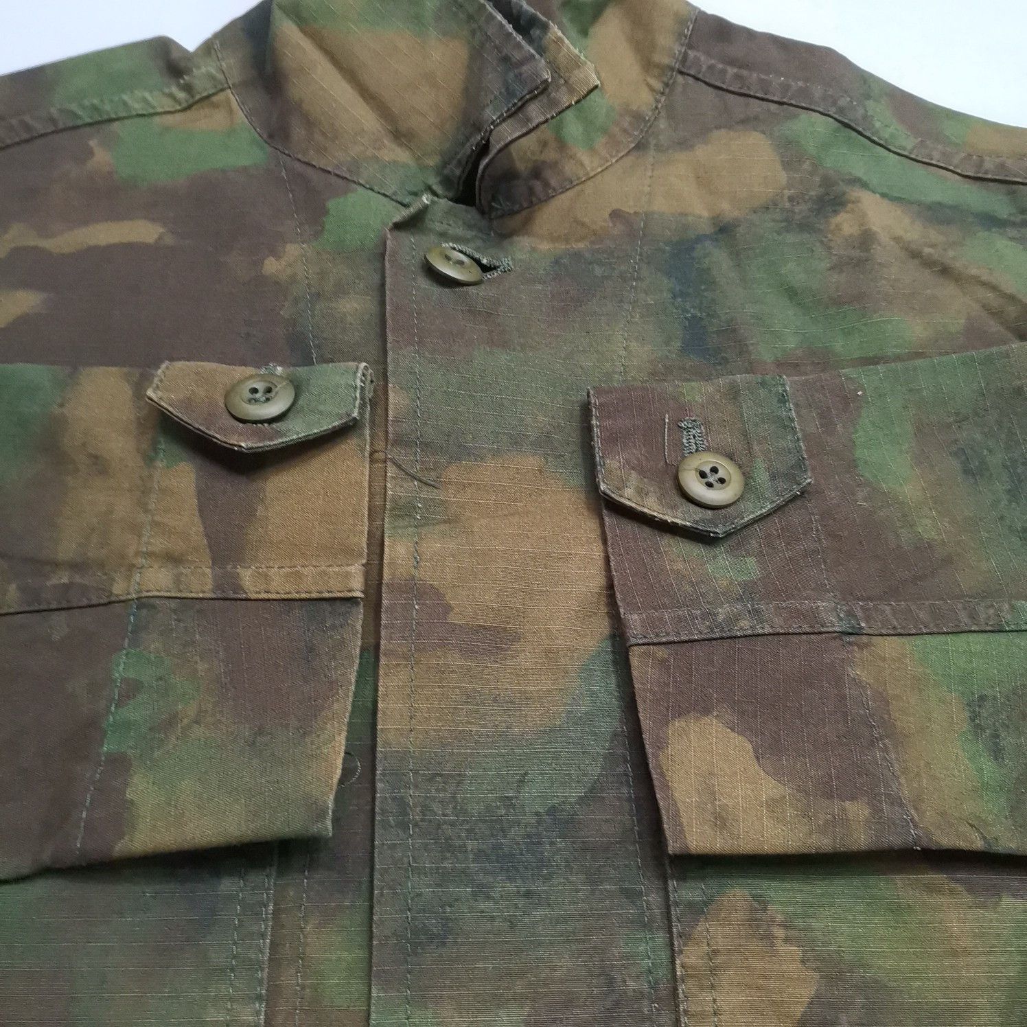 Off-White OFF-WHITE Camo Print Shirt Size XS Size US XS / EU 42 / 0 - 10 Thumbnail