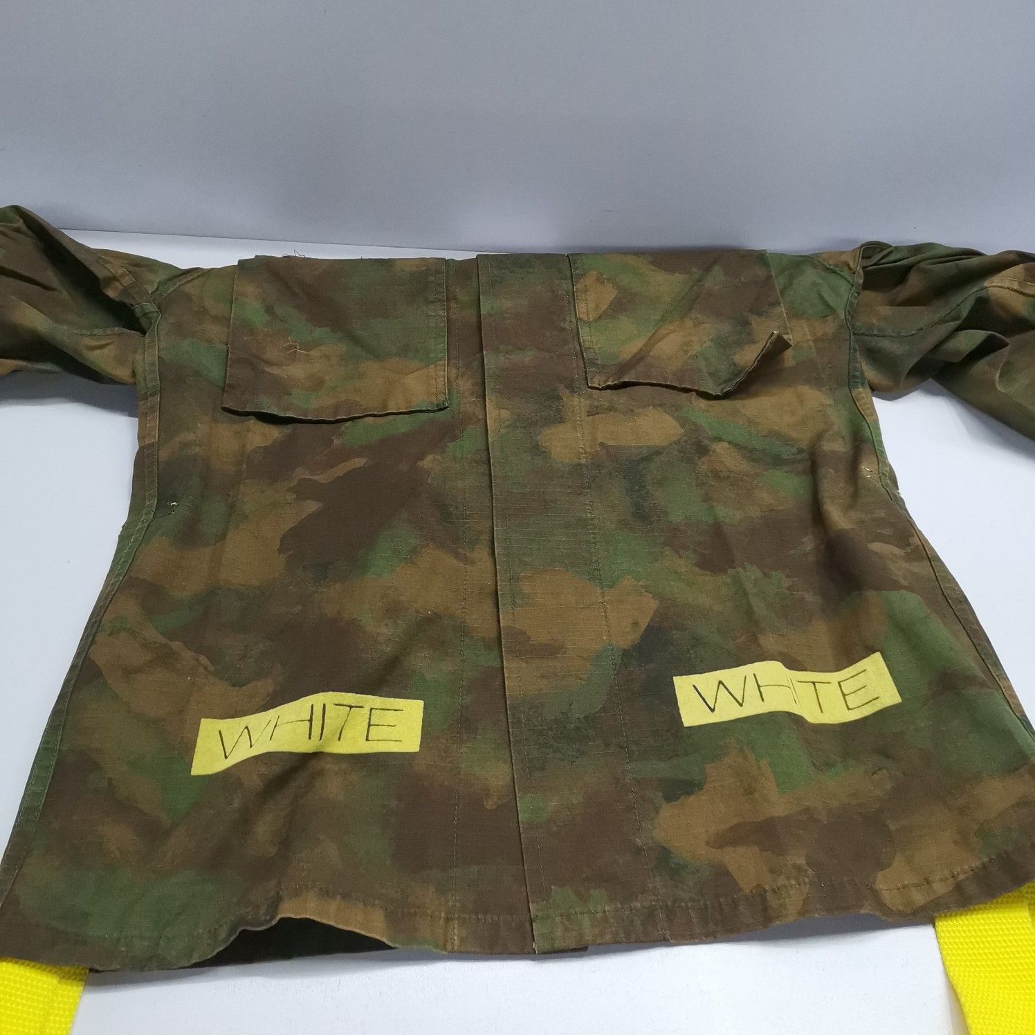 Off-White OFF-WHITE Camo Print Shirt Size XS Size US XS / EU 42 / 0 - 12 Thumbnail