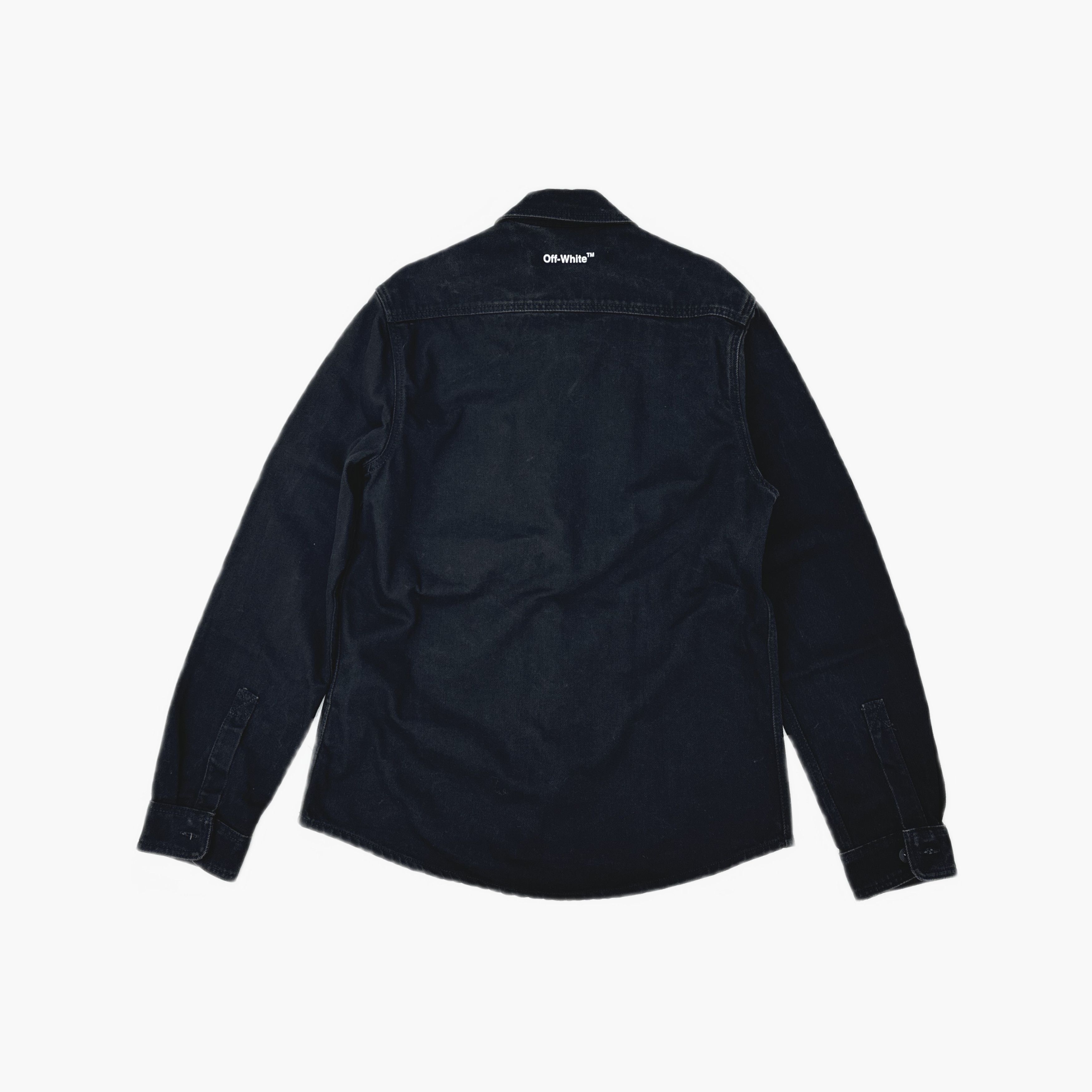 Off-White Off-White Arrow Logo Button Up Shirt Size L Size US L / EU 52-54 / 3 - 2 Thumbnail