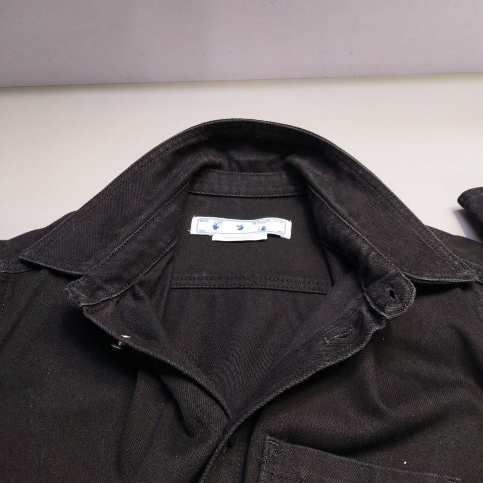 Off-White Off-White Arrow Logo Button Up Shirt Size L Size US L / EU 52-54 / 3 - 6 Thumbnail