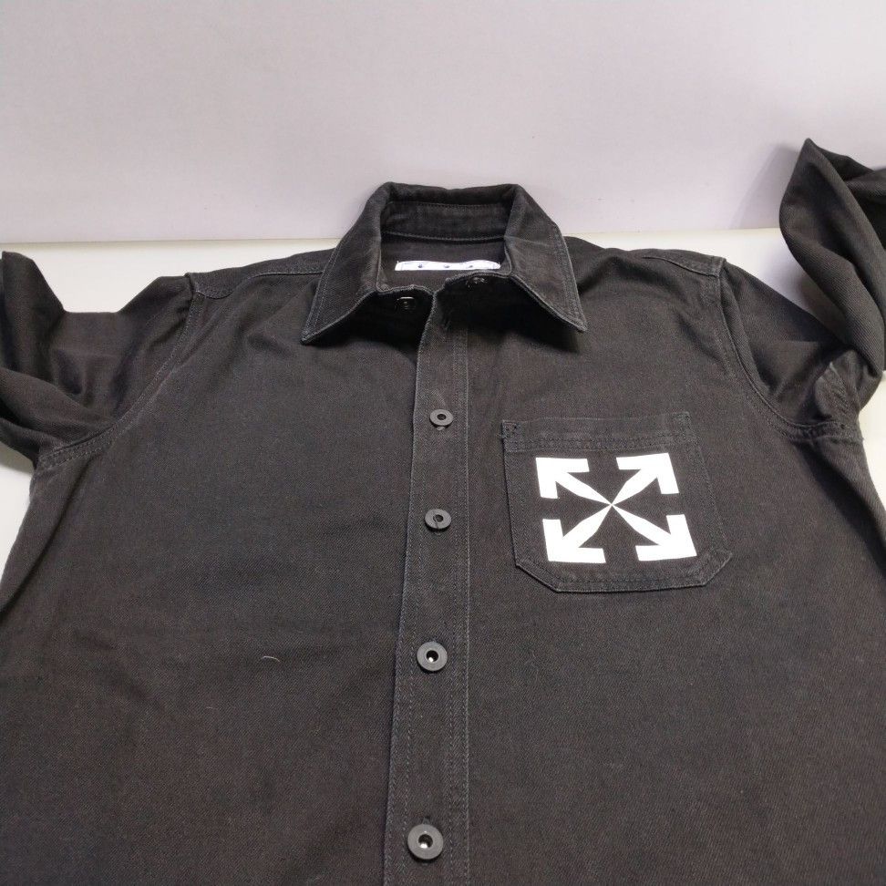 Off-White Off-White Arrow Logo Button Up Shirt Size L Size US L / EU 52-54 / 3 - 14 Thumbnail