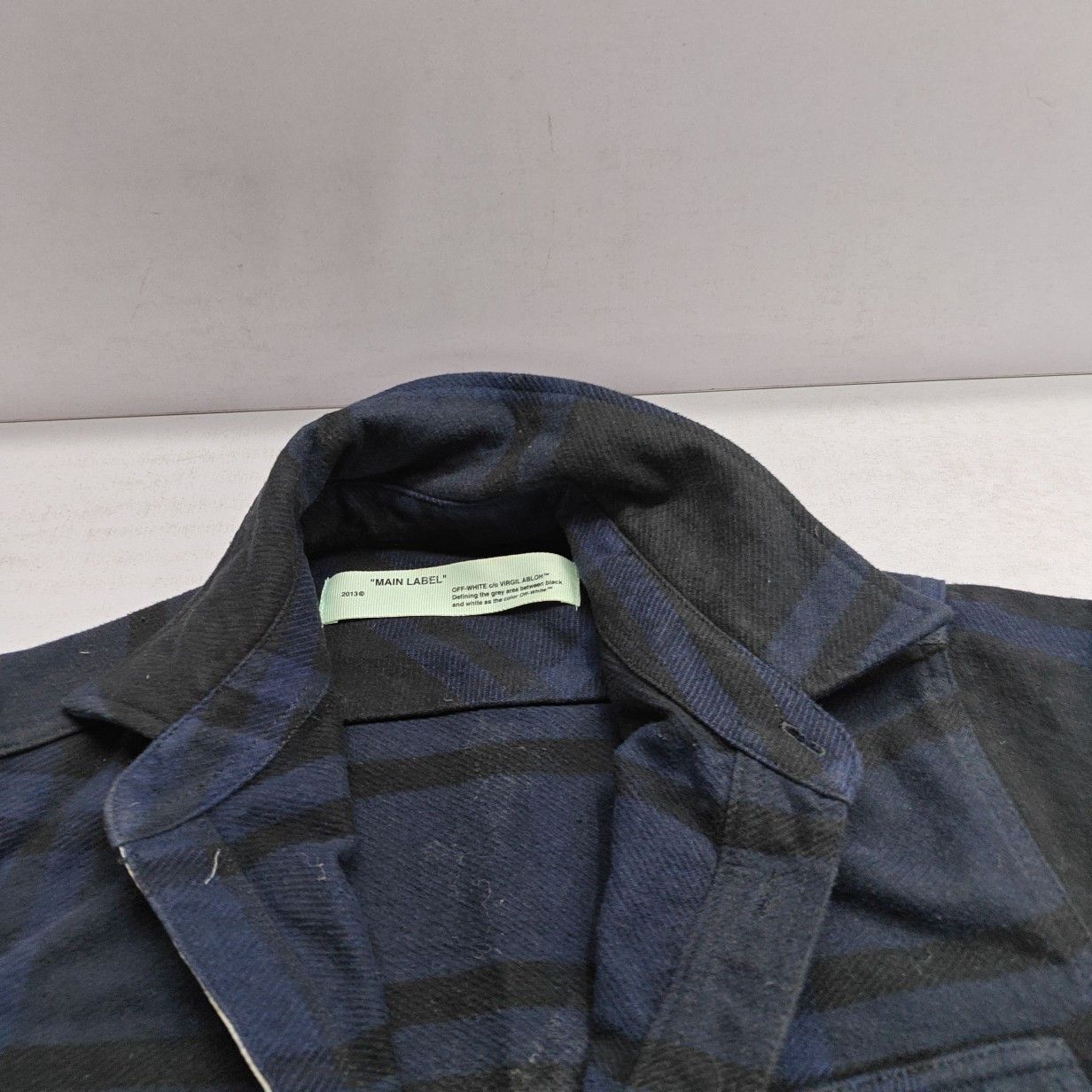 Off-White Off-White Pink Arrow Plaid Flannel Shirt Size XS Size US XS / EU 42 / 0 - 6 Thumbnail