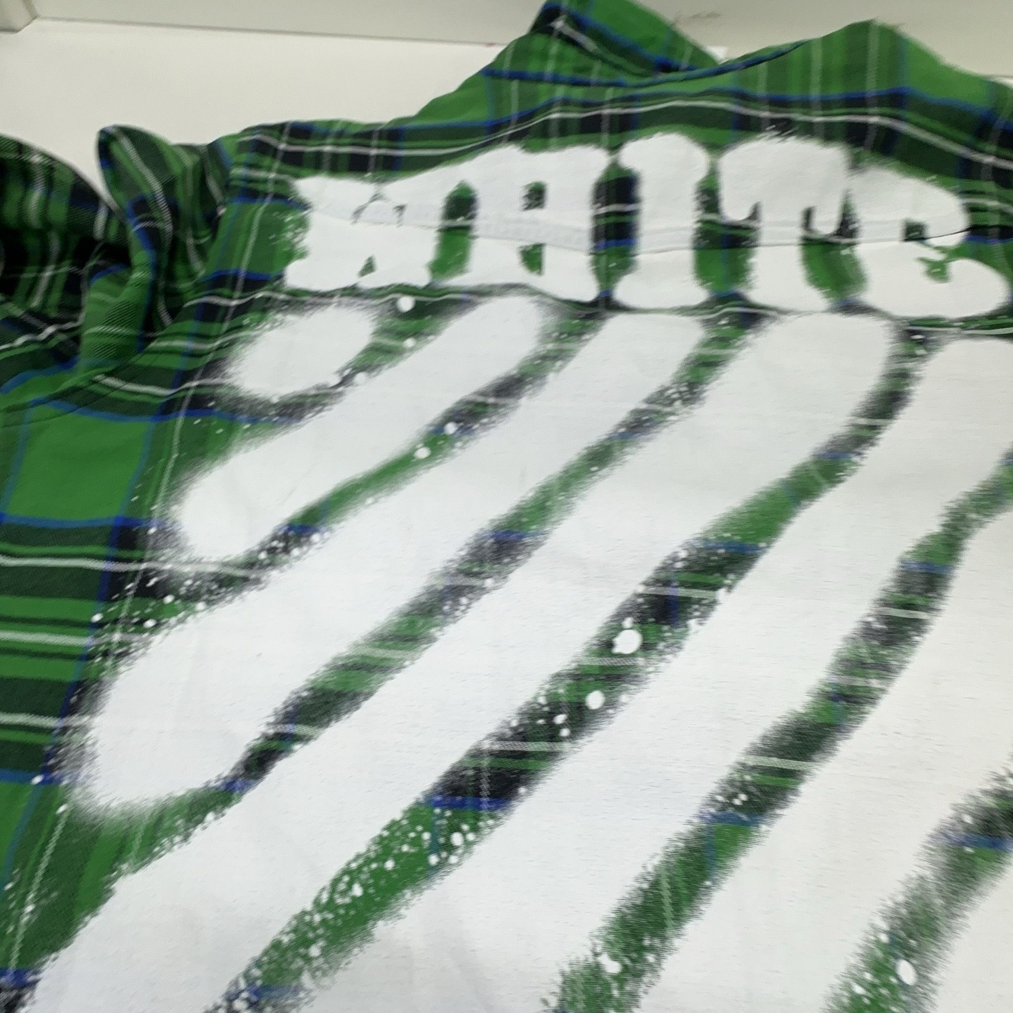 Off-White OFF-WHITE Green Plaid Shirt Size L Size US L / EU 52-54 / 3 - 7 Thumbnail