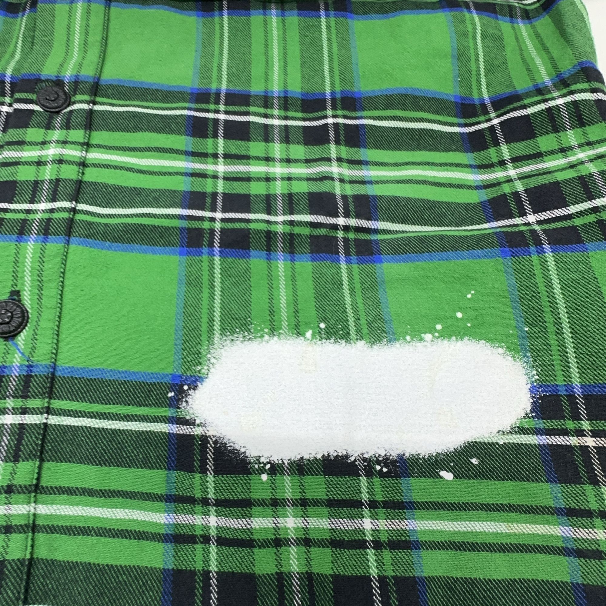 Off-White OFF-WHITE Green Plaid Shirt Size L Size US L / EU 52-54 / 3 - 6 Thumbnail