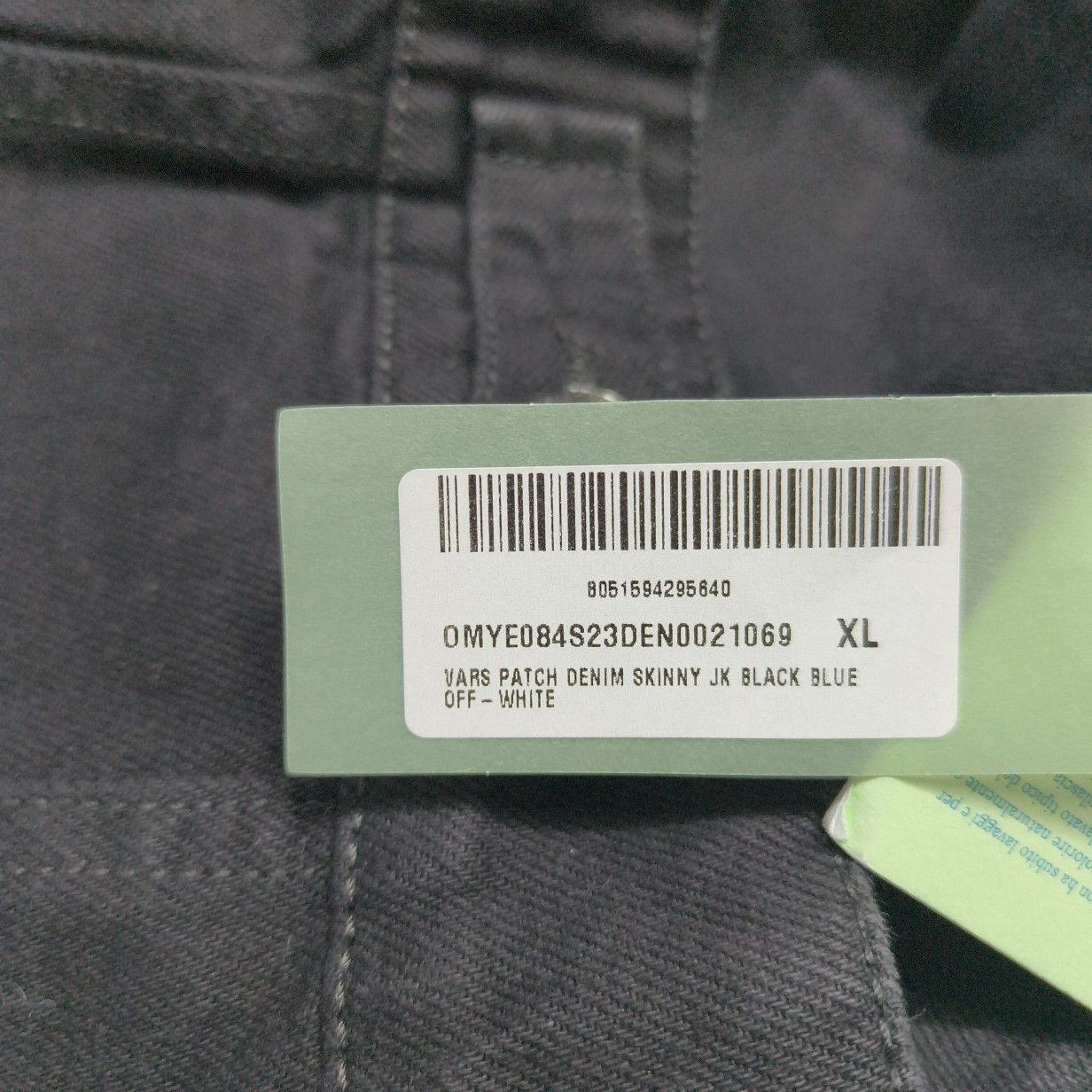 Off-White Off-White Logo Patch Denim Jacket XL Size US XL / EU 56 / 4 - 5 Thumbnail