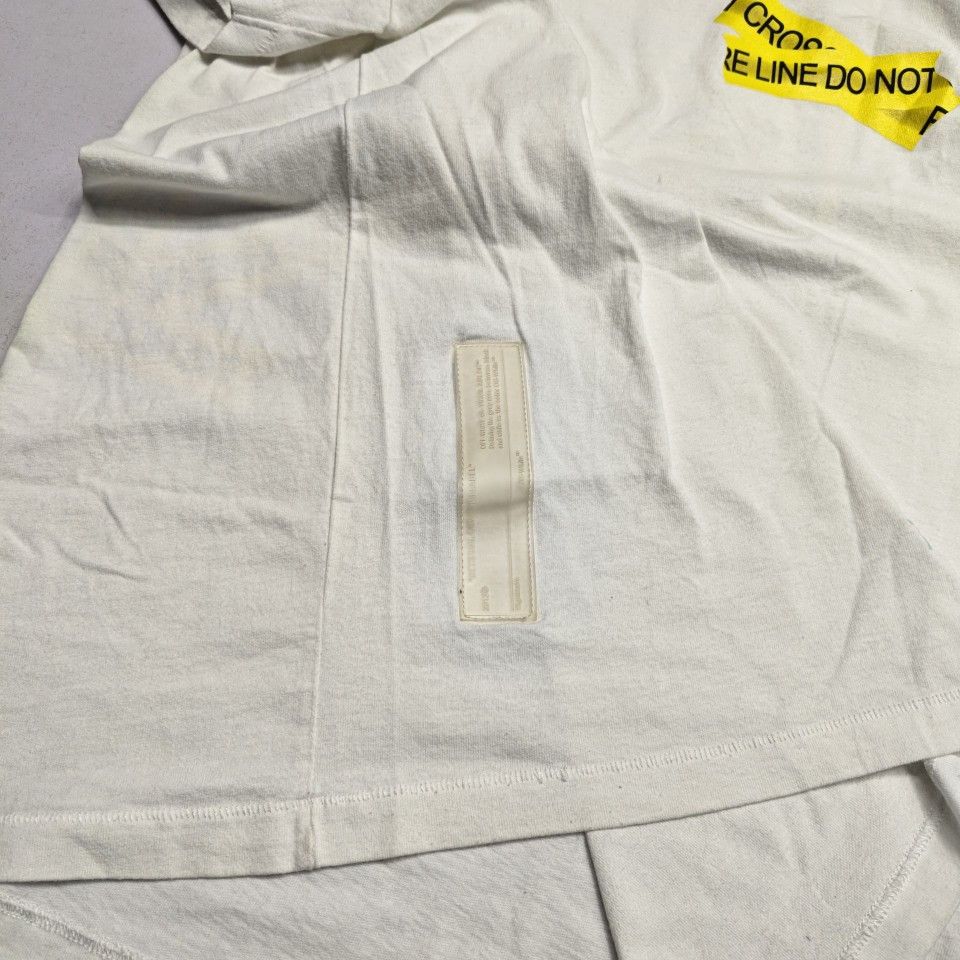 Off-White OFF-WHITE Fire Line Graphic T-Shirt Size S Size US S / EU 44-46 / 1 - 12 Thumbnail
