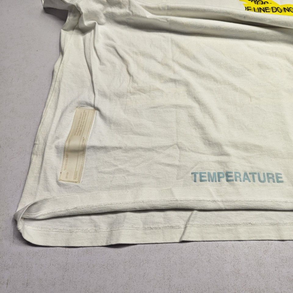 Off-White OFF-WHITE Fire Line Graphic T-Shirt Size S Size US S / EU 44-46 / 1 - 9 Thumbnail