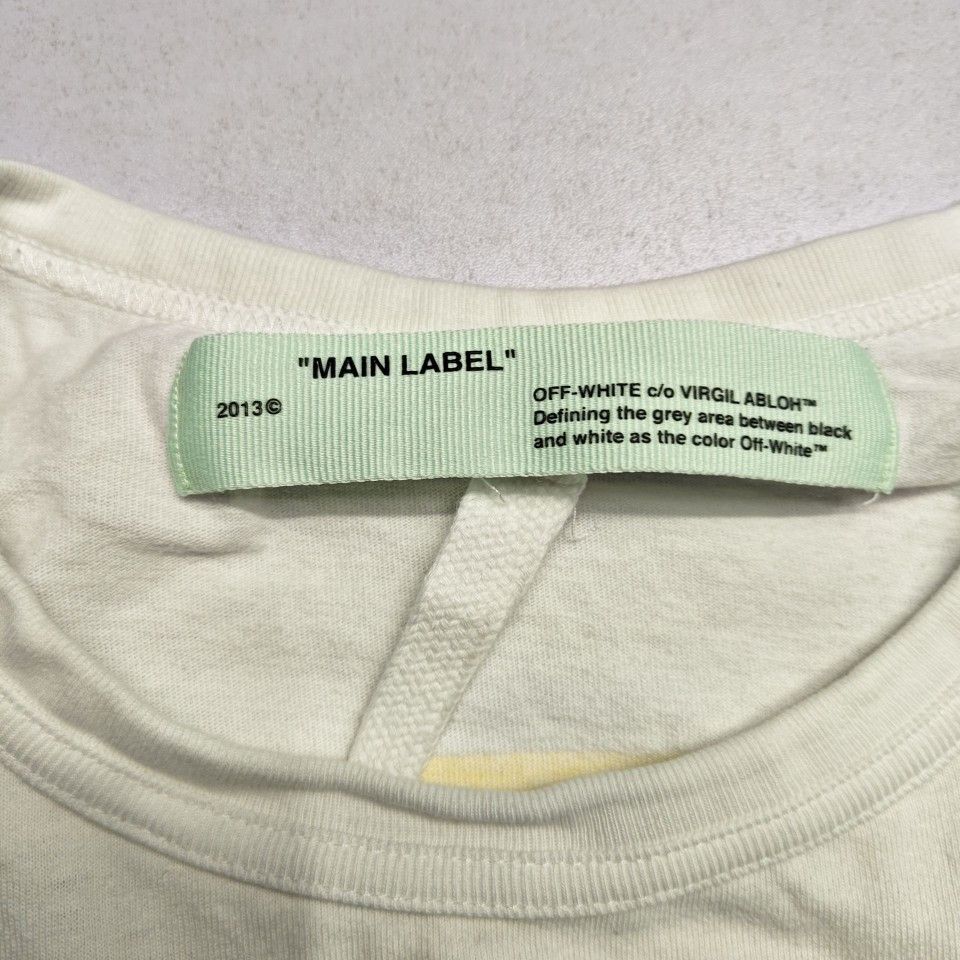 Off-White OFF-WHITE Fire Line Graphic T-Shirt Size S Size US S / EU 44-46 / 1 - 3 Thumbnail