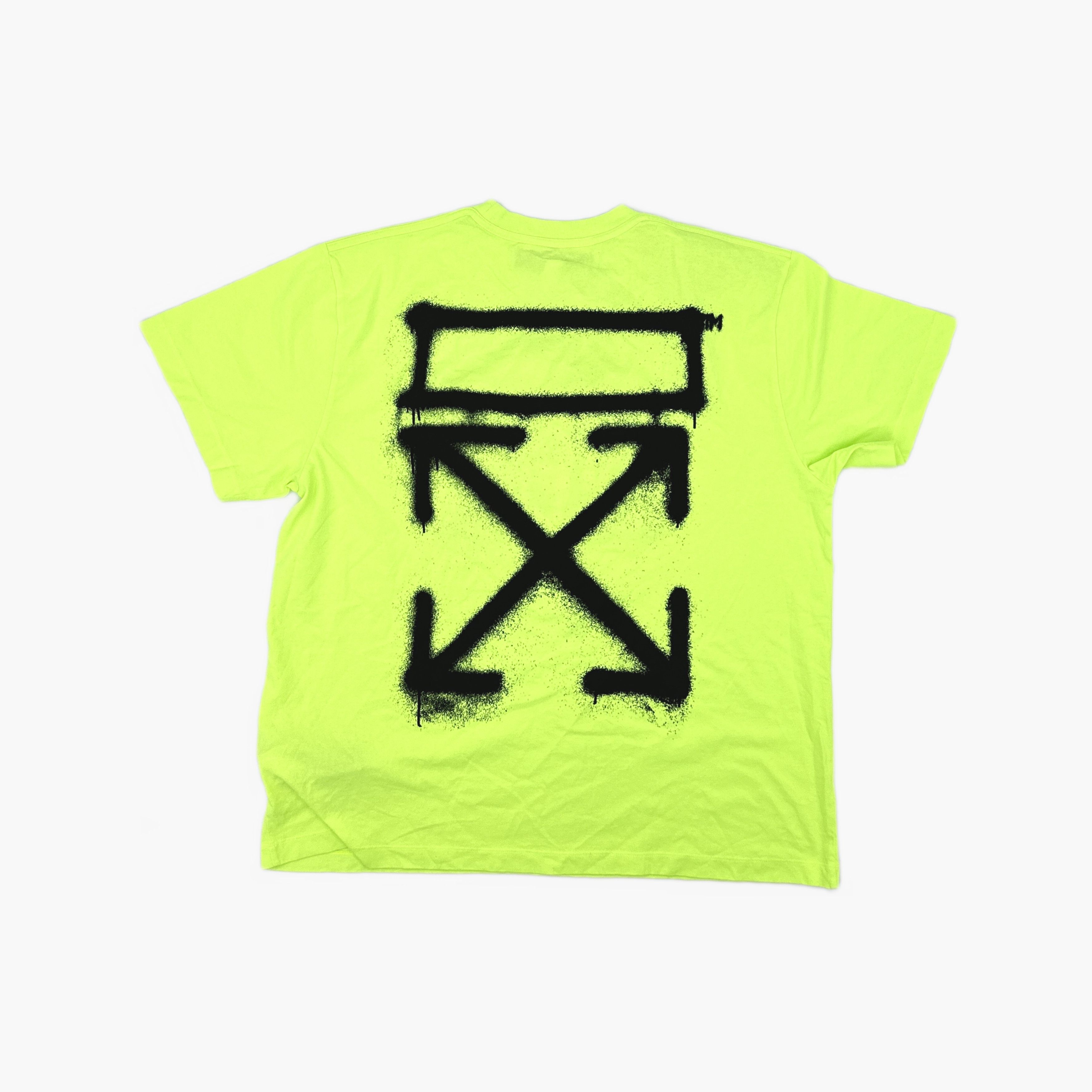Off-White OFF-WHITE Spray Painting Arrow T-Shirt Size M Size US M / EU 48-50 / 2 - 2 Thumbnail