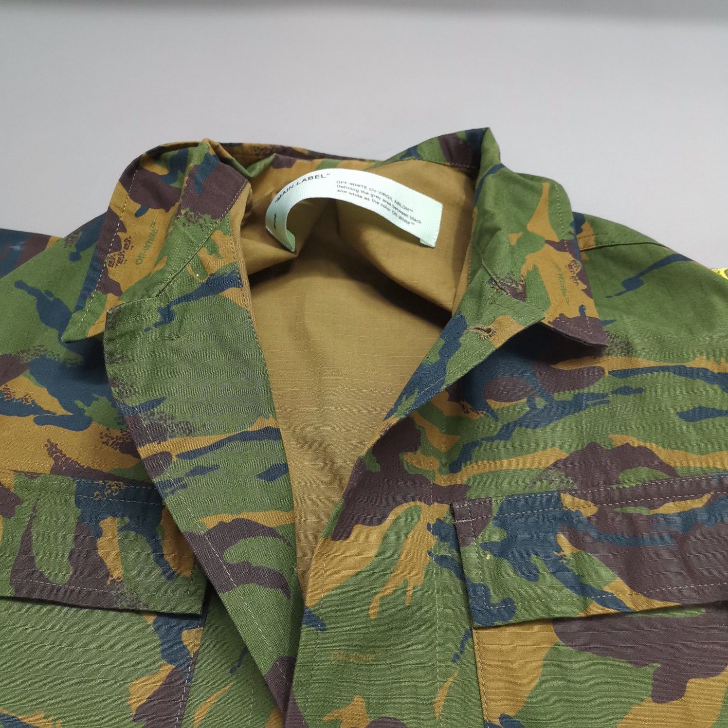 Off-White OFF-WHITE Camo Patch Field Jacket Size XXS Size US XXS / EU 40 - 6 Thumbnail