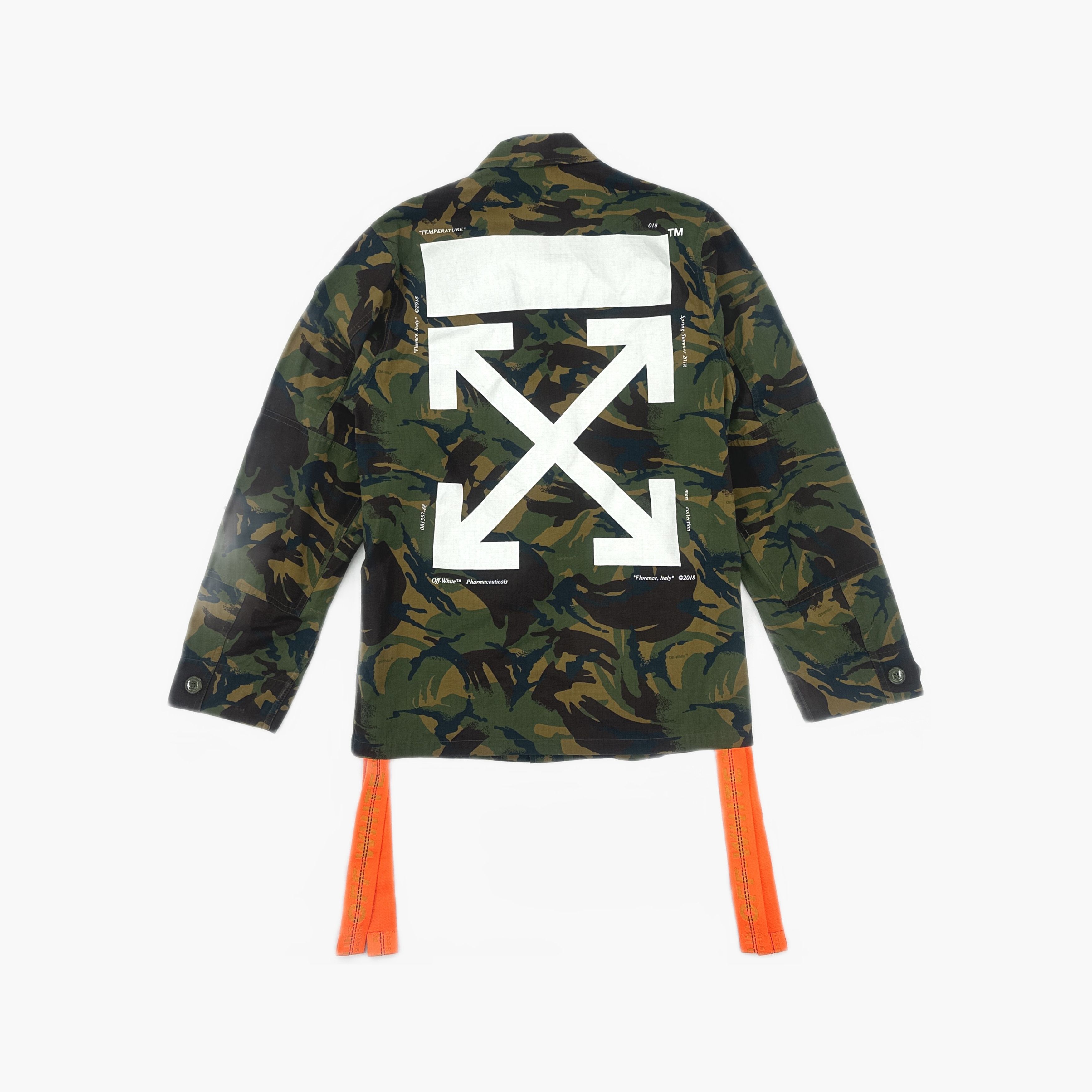 Off-White OFF-WHITE Camo Patch Field Jacket Size XXS Size US XXS / EU 40 - 2 Thumbnail