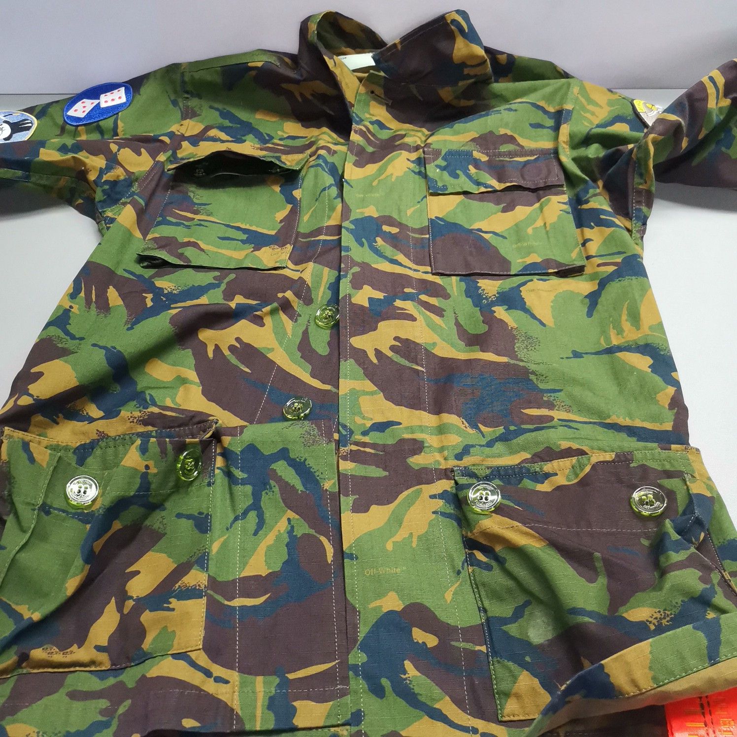 Off-White OFF-WHITE Camo Patch Field Jacket Size XXS Size US XXS / EU 40 - 10 Thumbnail