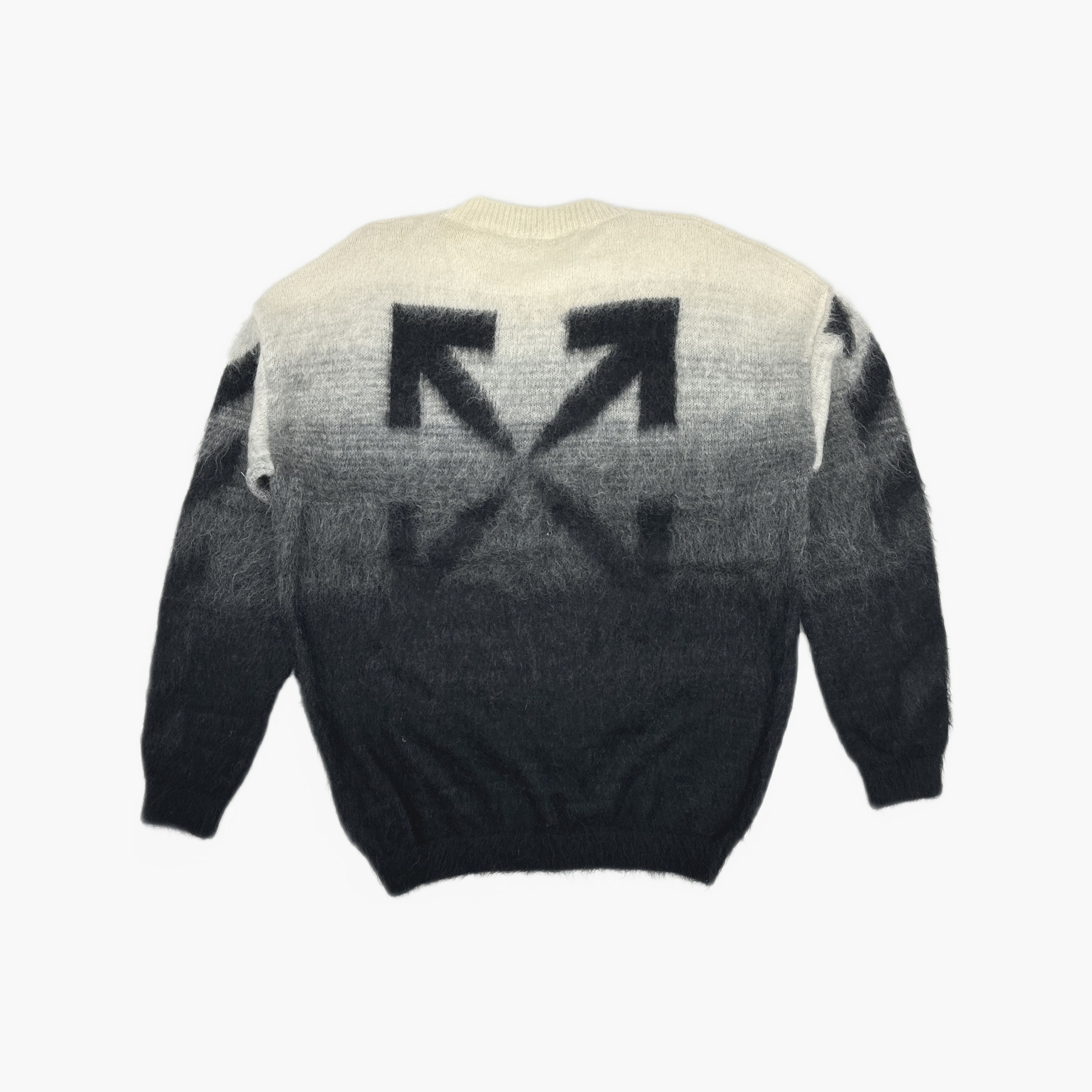 Off-White OFF-WHITE Gradient Mohair Sweater Size L Size US L / EU 52-54 / 3 - 2 Thumbnail