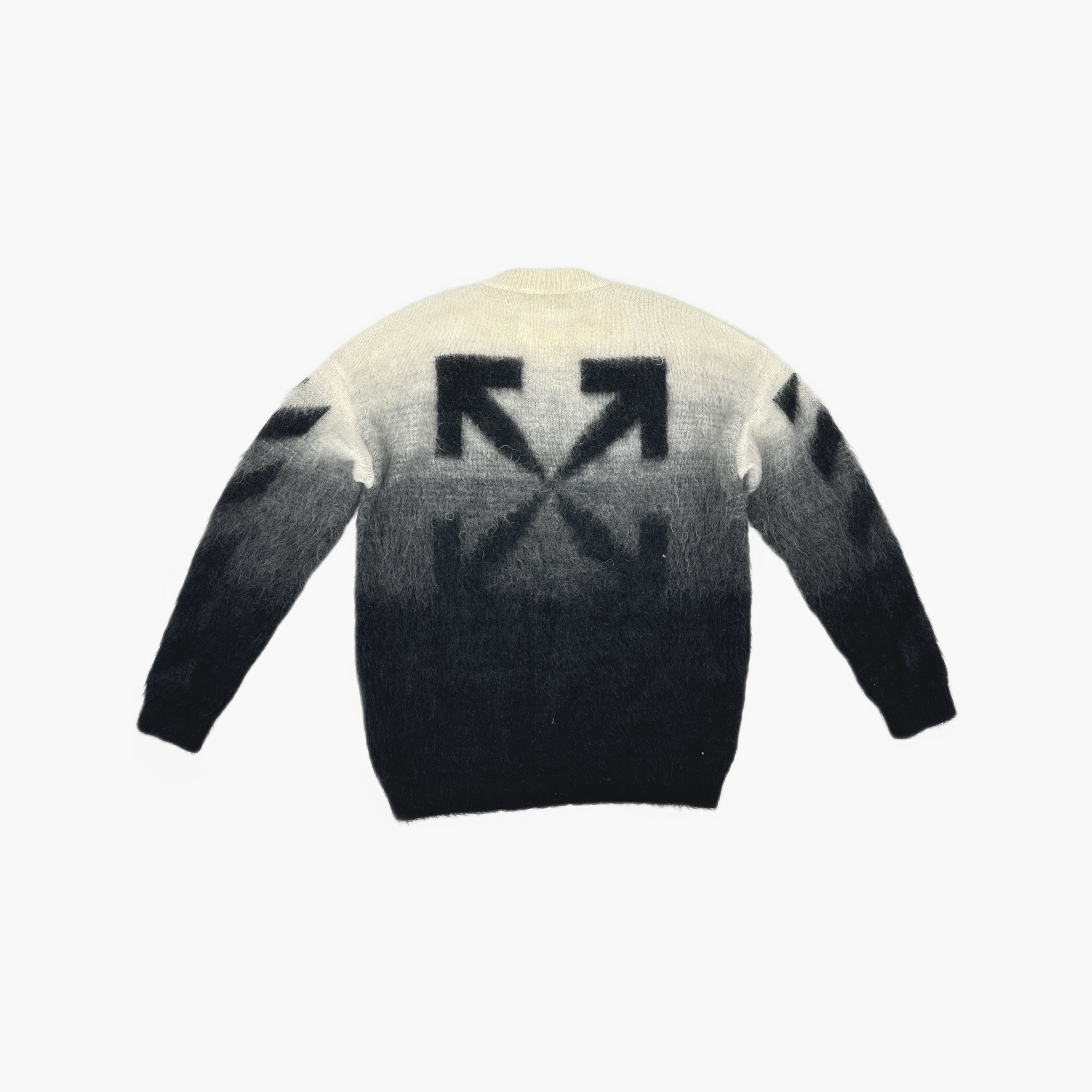 Off-White OFF-WHITE Gradient Mohair Sweater Size S Size US S / EU 44-46 / 1 - 2 Thumbnail