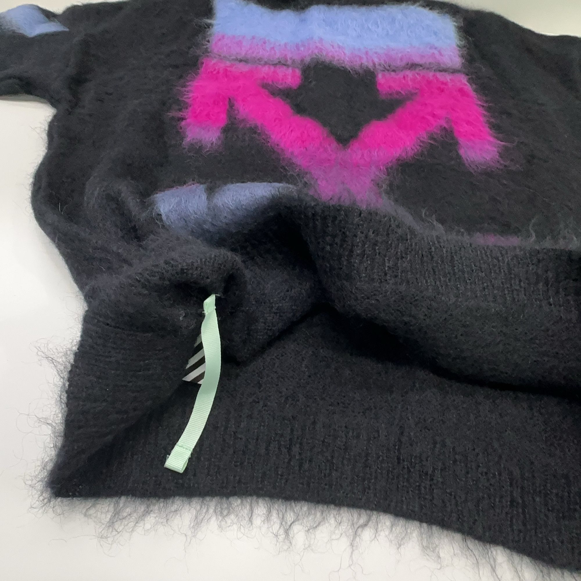 Off-White Off-White Gradient Arrow Mohair Sweater Size XXS Size US XXS / EU 40 - 5 Thumbnail