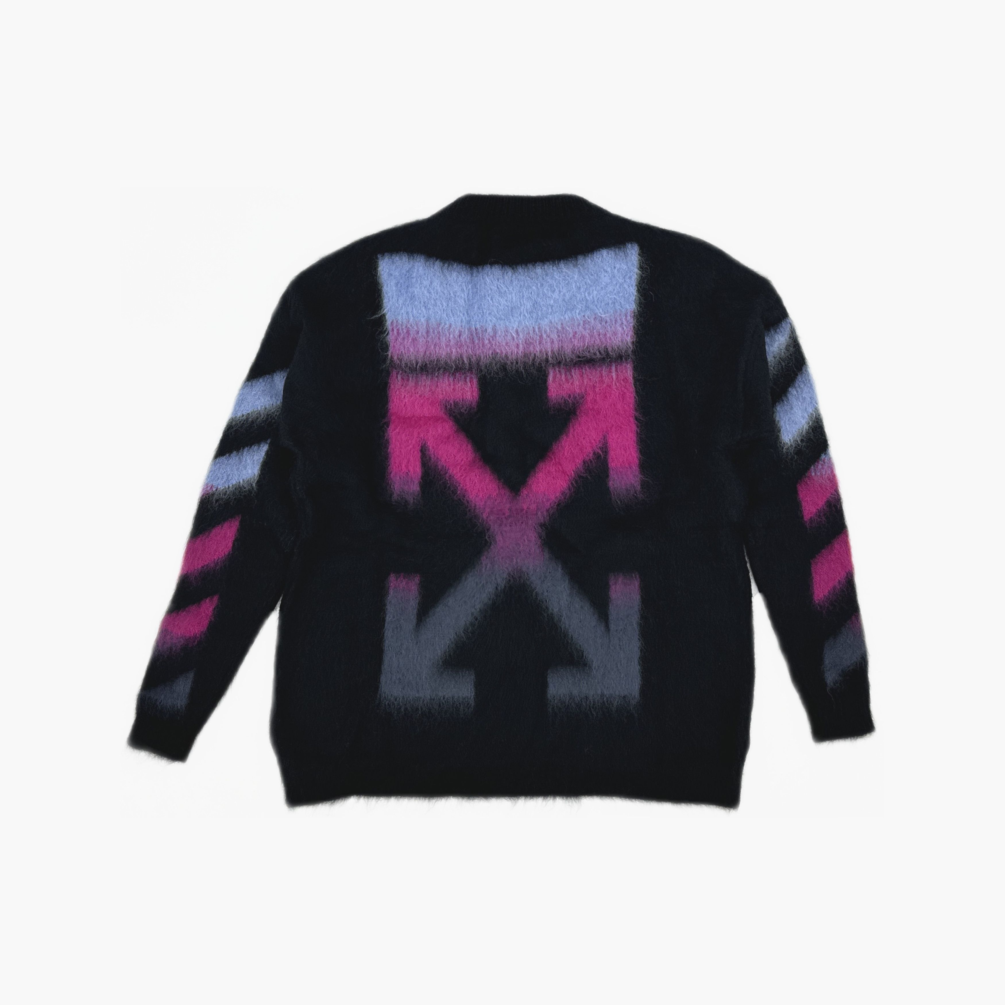 Off-White Off-White Gradient Arrow Mohair Sweater Size XXS Size US XXS / EU 40 - 2 Thumbnail