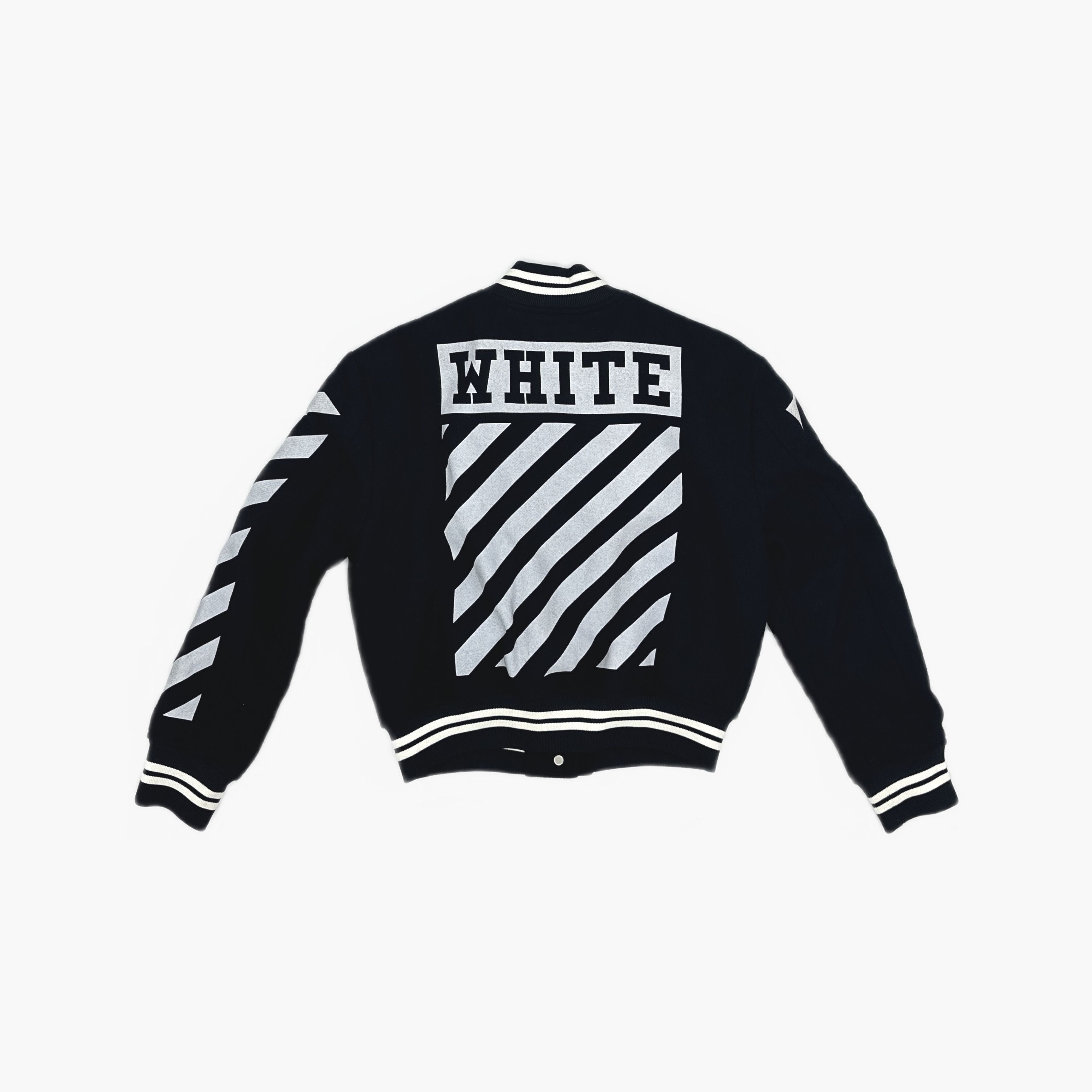 Off-White Off-White Split Ends Varsity Jacket Size XS Size US XS / EU 42 / 0 - 2 Thumbnail