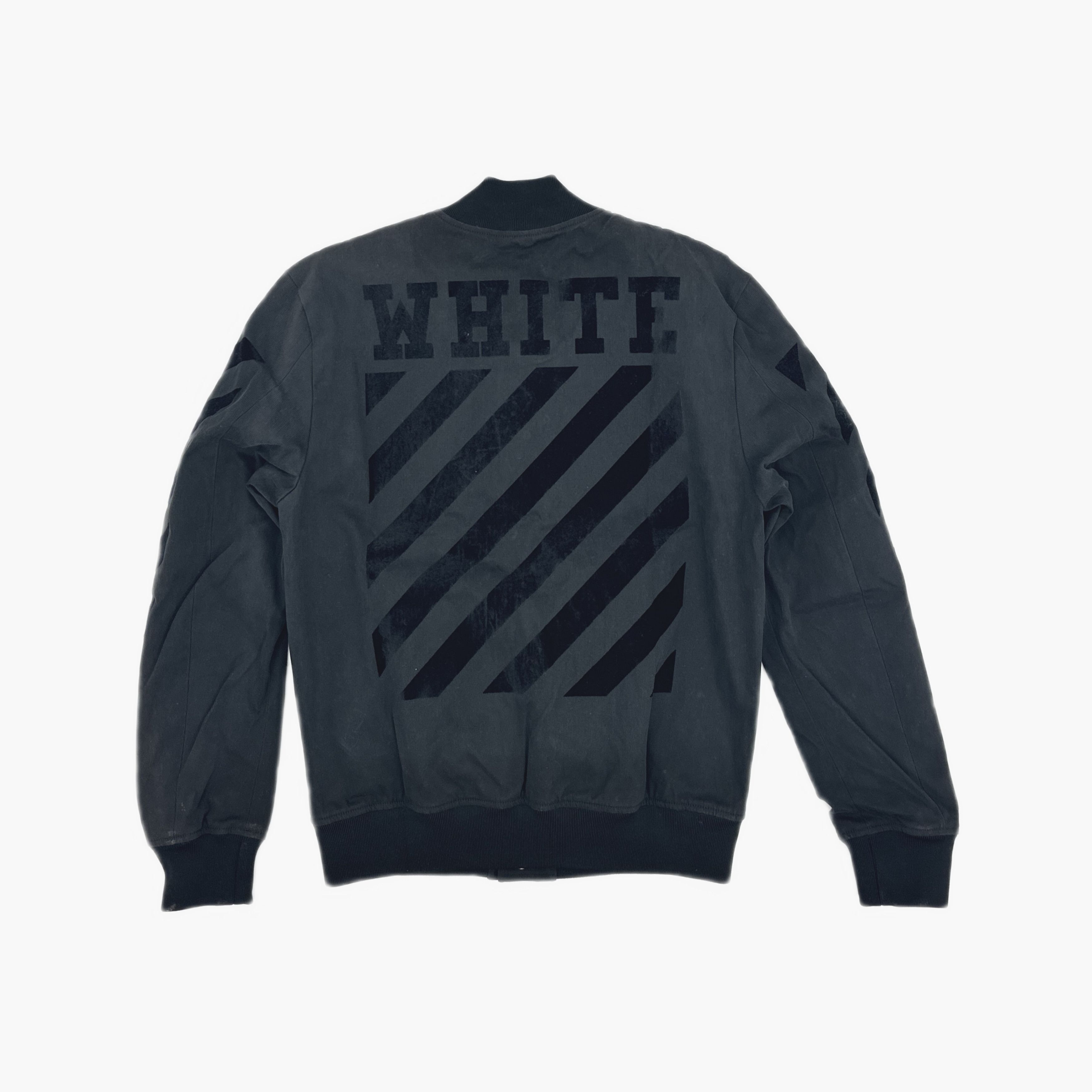 Off-White Off-White Diagonal Stripe Bomber Jacket Size S Size US S / EU 44-46 / 1 - 2 Thumbnail