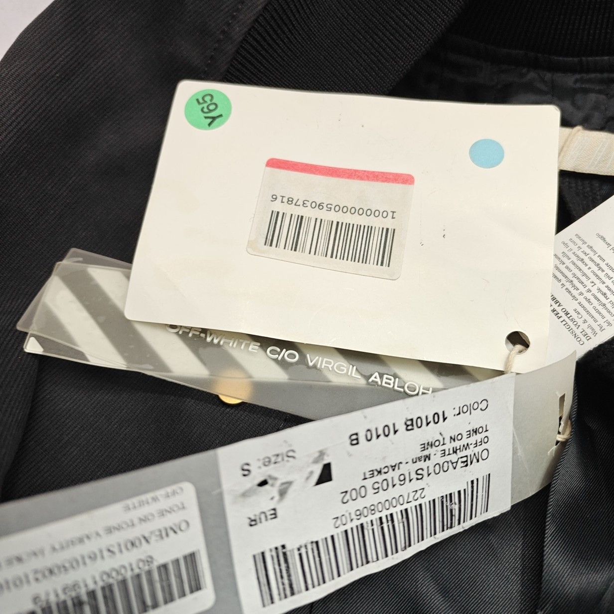 Off-White Off-White Diagonal Stripe Bomber Jacket Size S Size US S / EU 44-46 / 1 - 5 Thumbnail