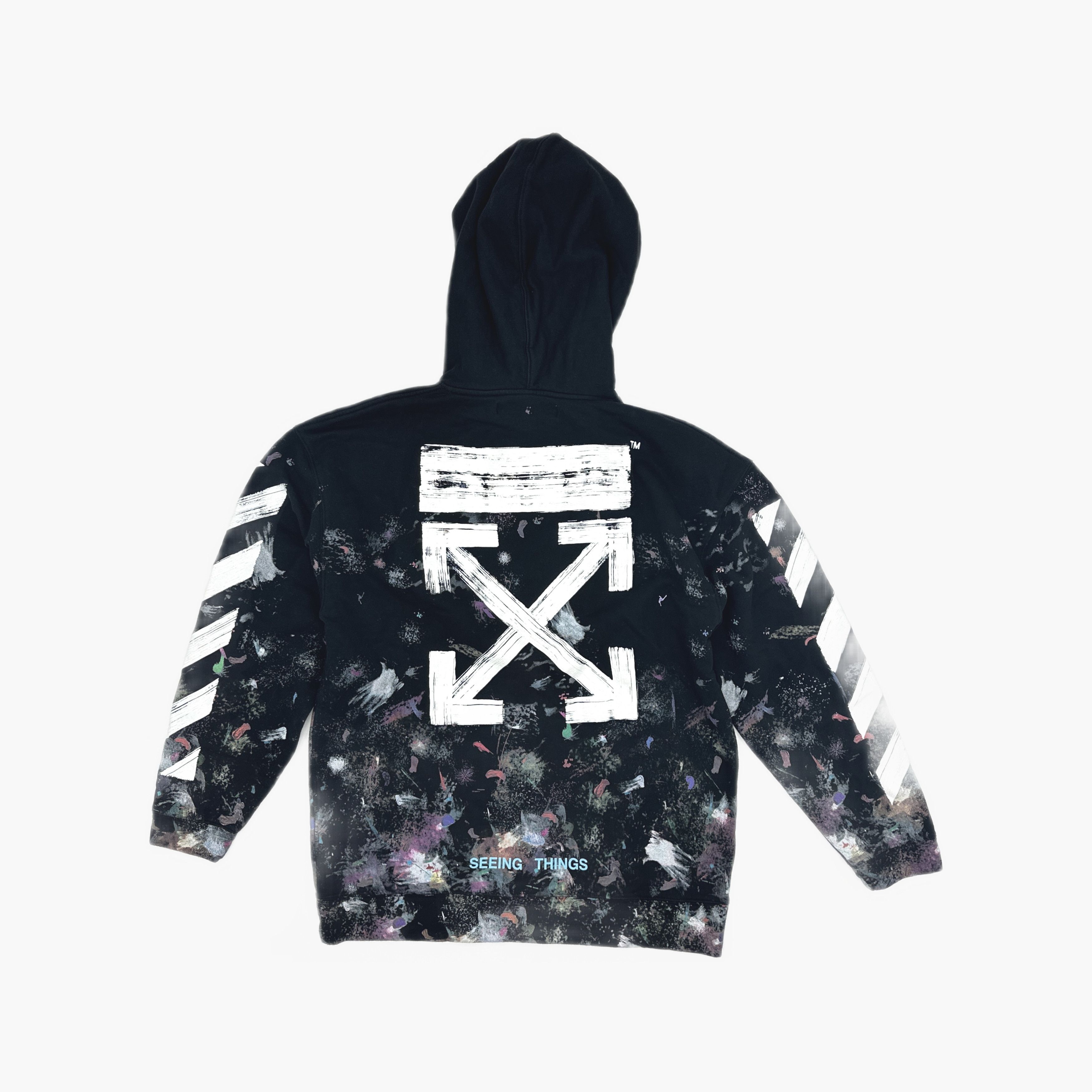 Off-White Off-White Paint Splatter Arrows Hoodie Size S Size US S / EU 44-46 / 1 - 2 Thumbnail