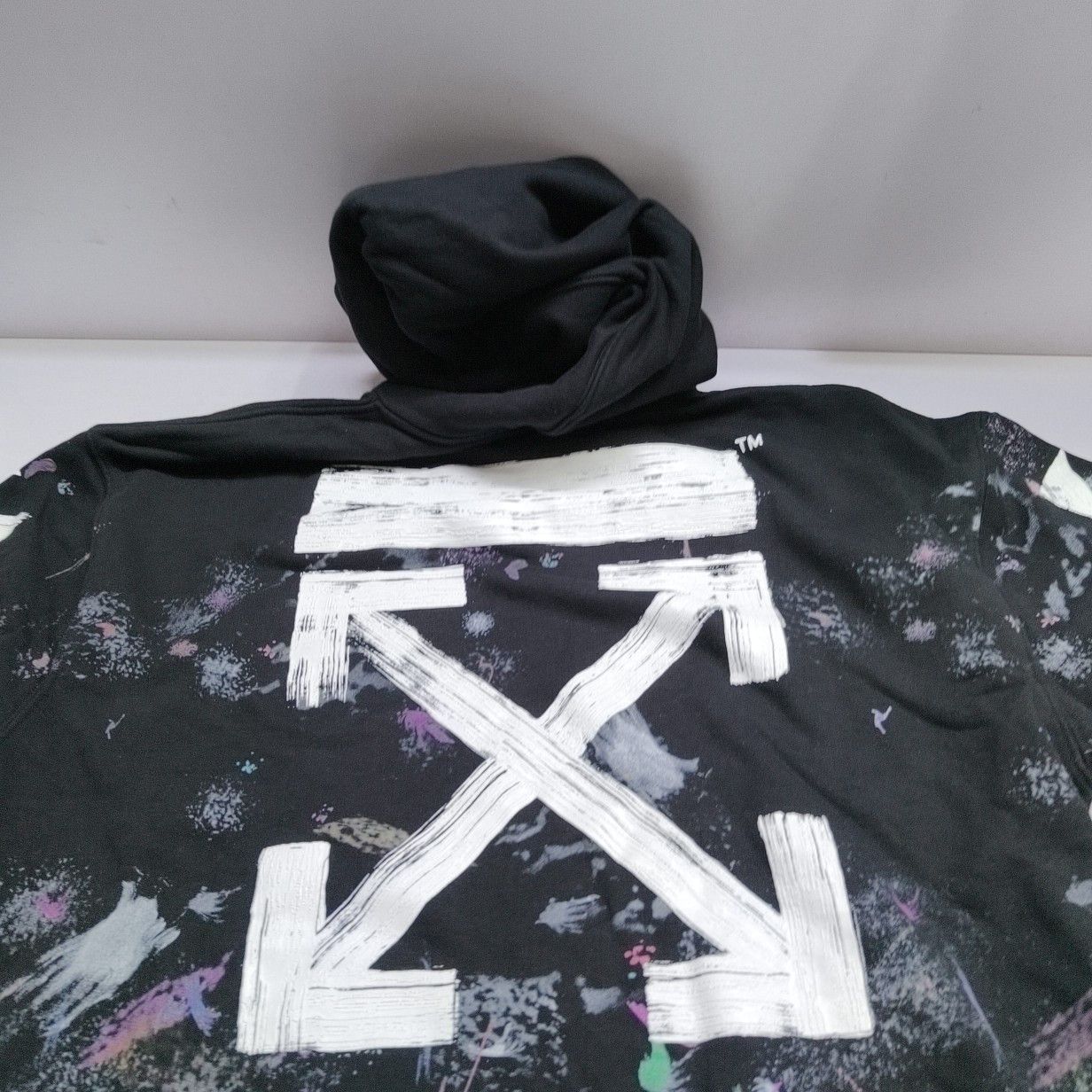 Off-White Off-White Paint Splatter Arrows Hoodie Size S Size US S / EU 44-46 / 1 - 6 Thumbnail