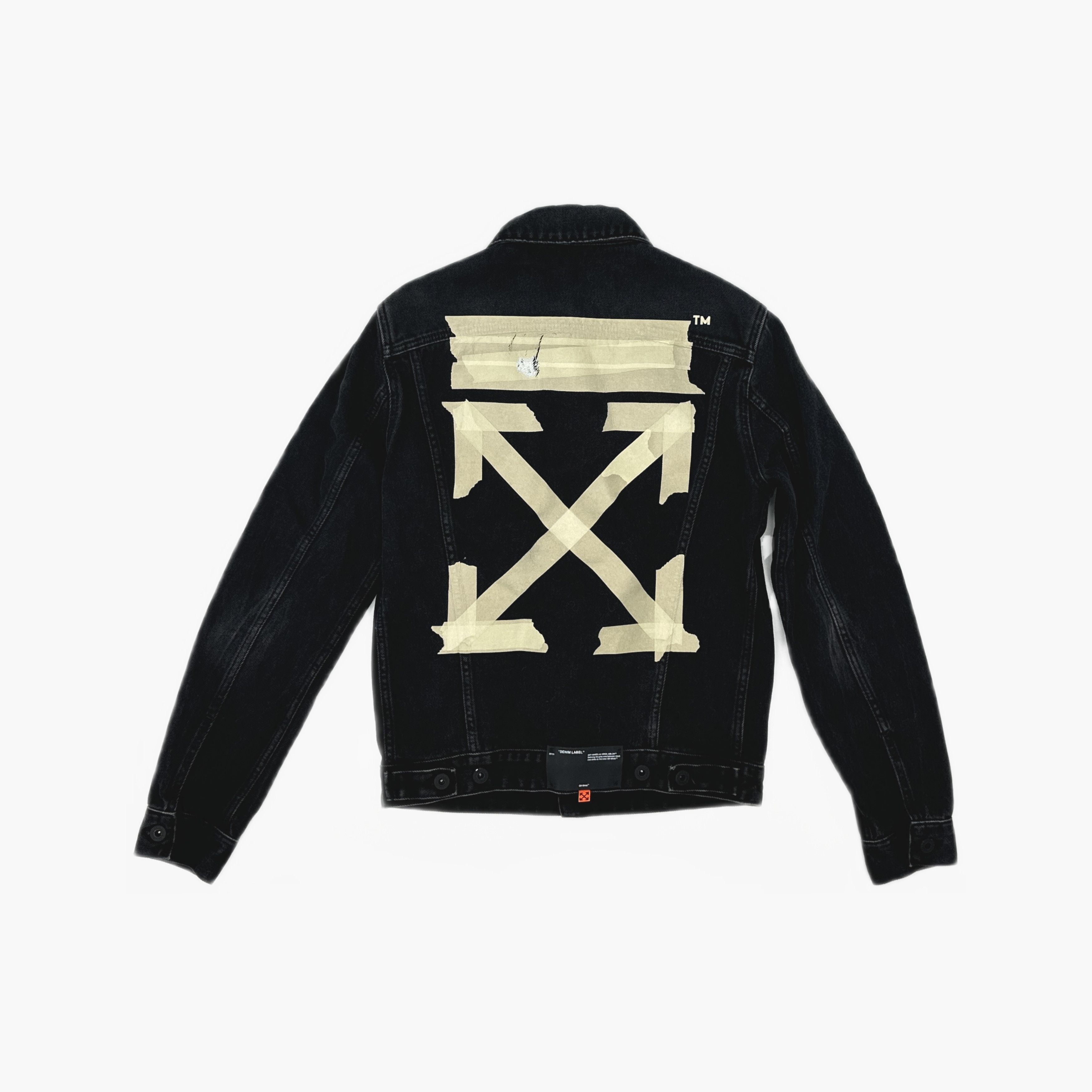 Off-White Off-White Tape Arrow Denim Jacket Size S Size US S / EU 44-46 / 1 - 2 Thumbnail